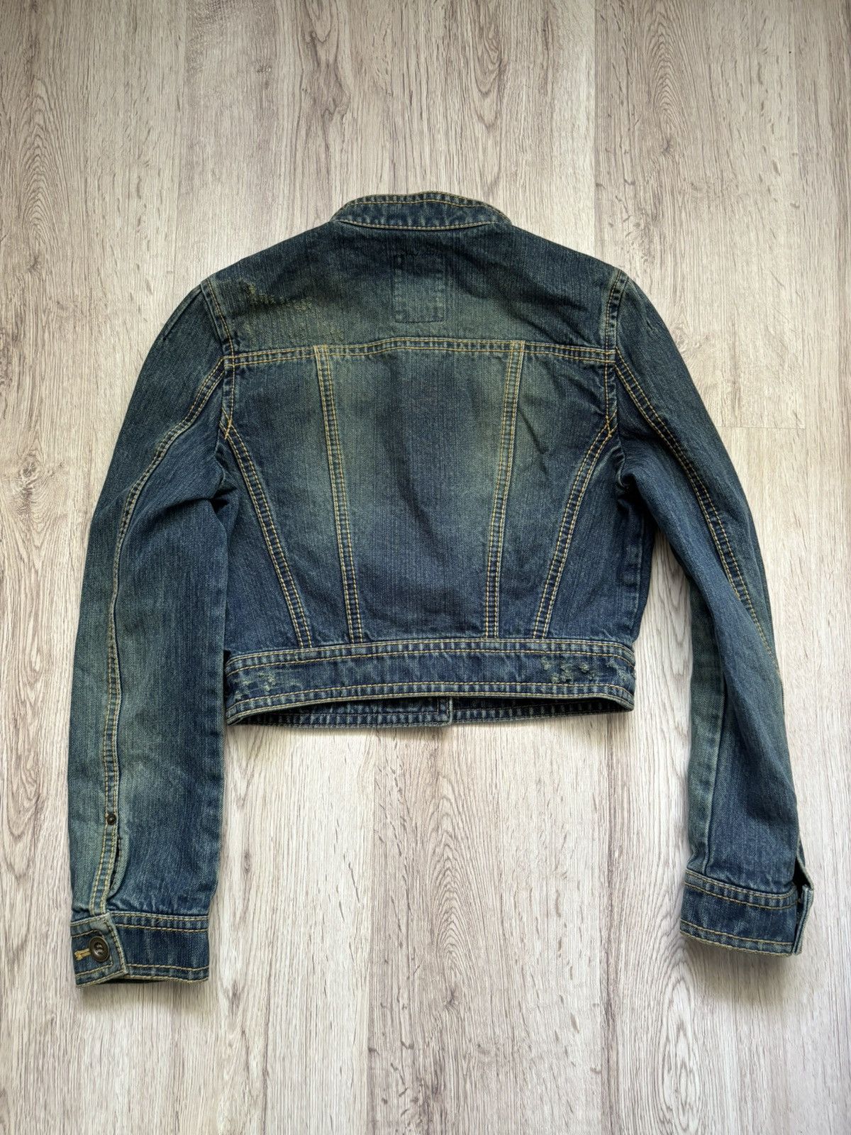 Other MK KLEIN+ Cropped Denim Jacket Size XS / US 0-2 / IT 36-38 - 13 Thumbnail
