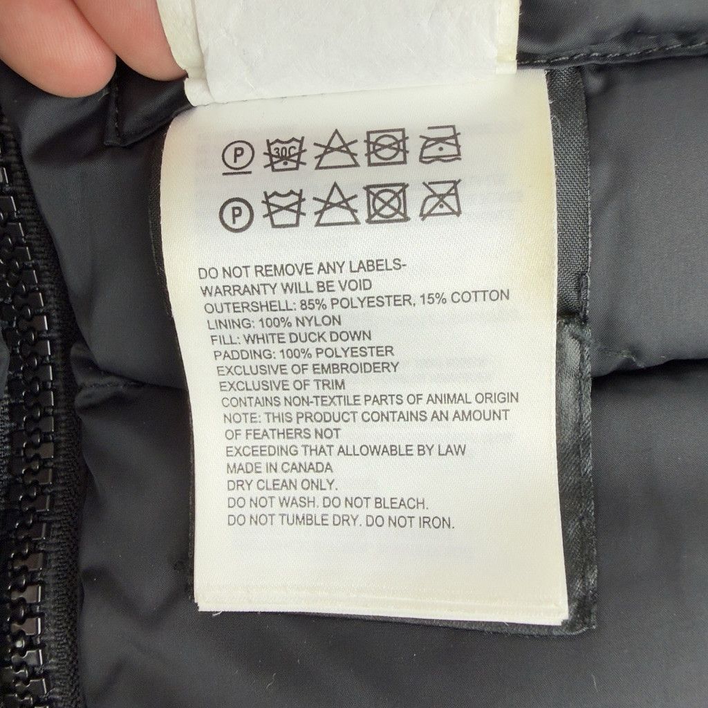 Canada Goose Canada Goose Men's Sz XS Black 100% White Duck Down Kamloops Size US XS / EU 42 / 0 - 6 Thumbnail