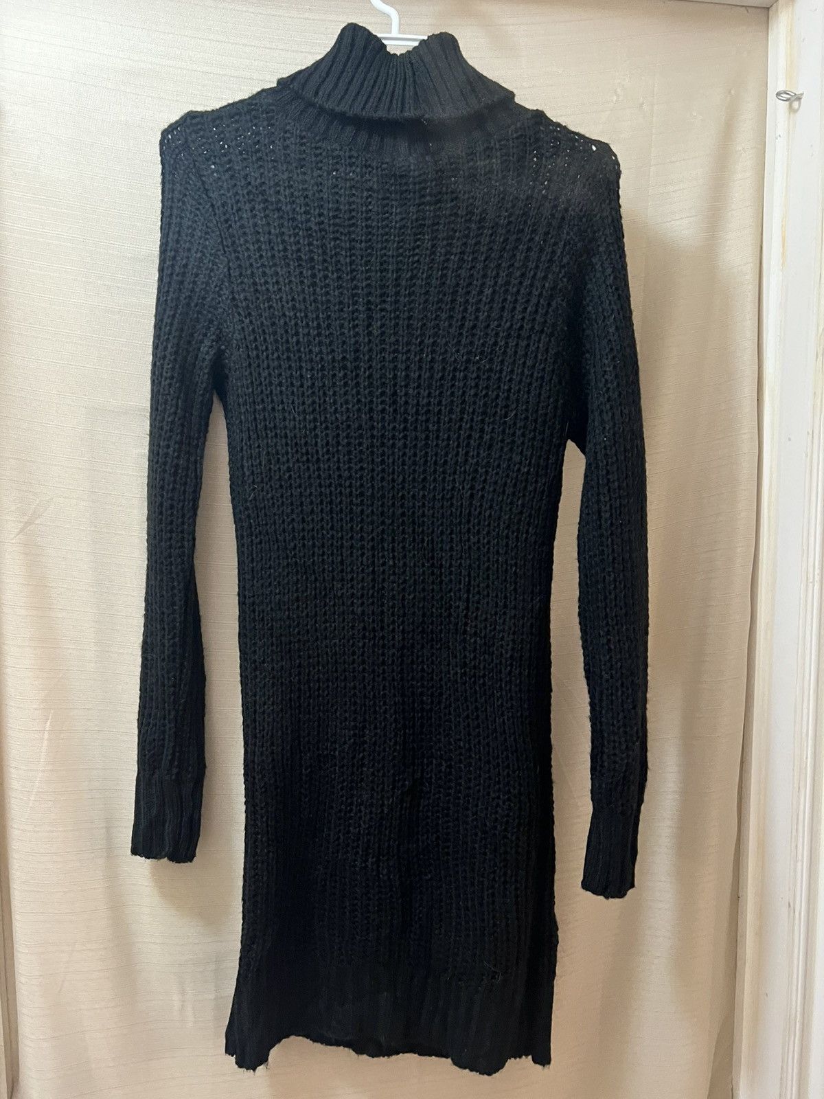 Nasty Gal Nasty Gal black turtleneck knit sweater dress size small Size S / US 4 / IT 40 - 6 Thumbnail