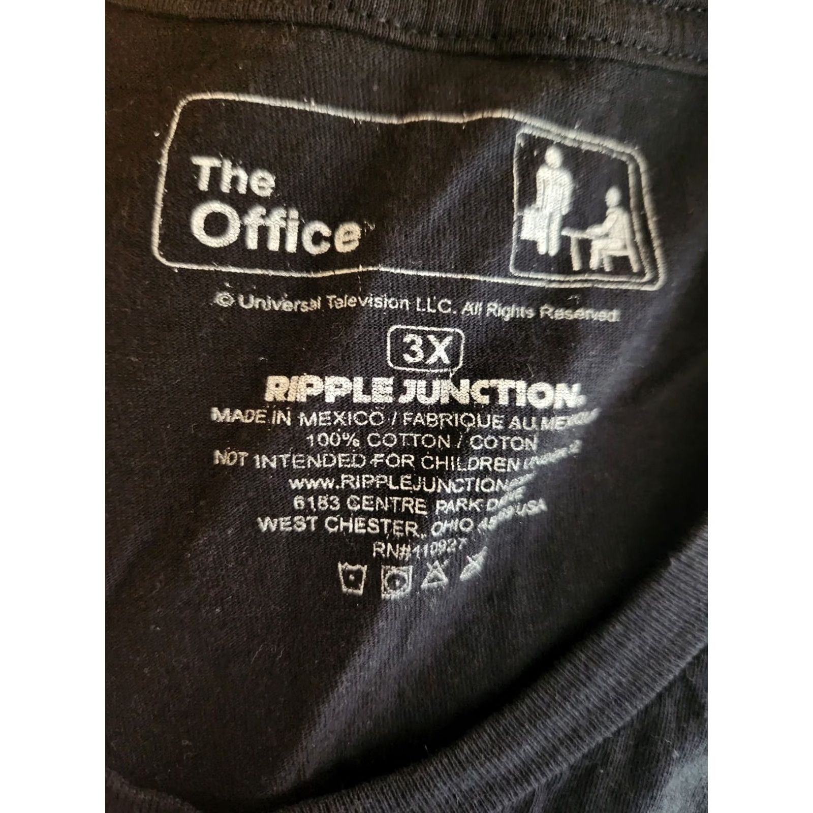 Ripple Junction THE OFFICE Michael Scott How The Turntables T-Shirt Adult 3XL Black Unisex Size US XXL / EU 58 / 5 - 2 Thumbnail