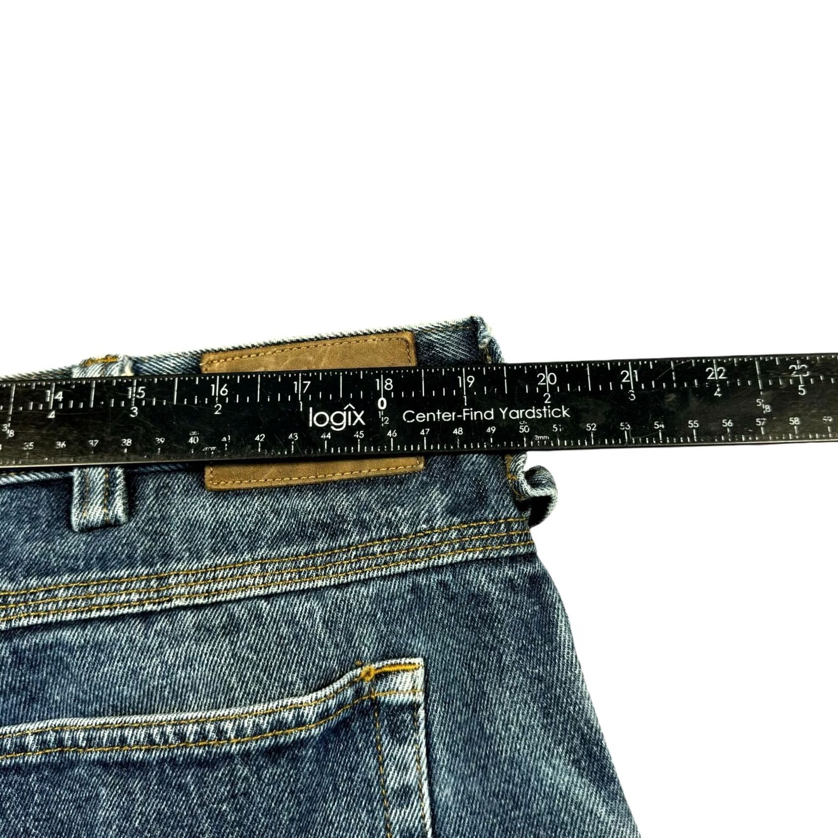 Duluth Trading Company Duluth Jeans Mens 38x29 Carpenter Mid-rise Wide-leg Utility Workwear Medium Wash Size US 38 / EU 54 - 6 Thumbnail