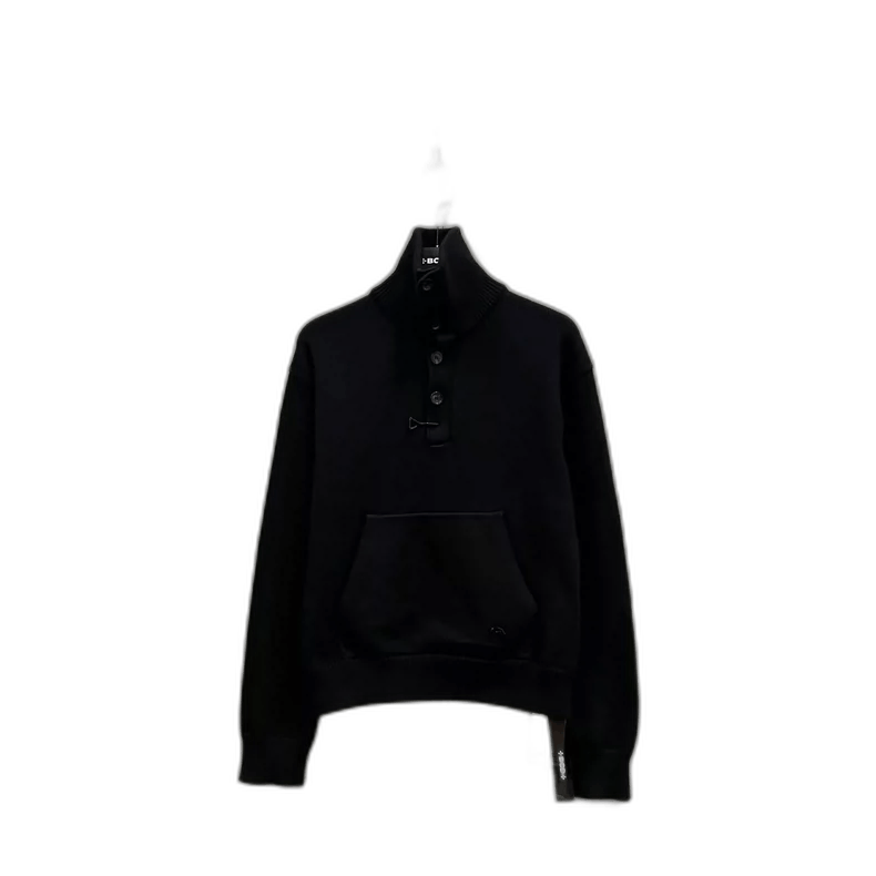 Louis Vuitton Louis Vuitton Black Knitted Polo Shirt XS Size US XS / EU 42 / 0 - 1 Thumbnail