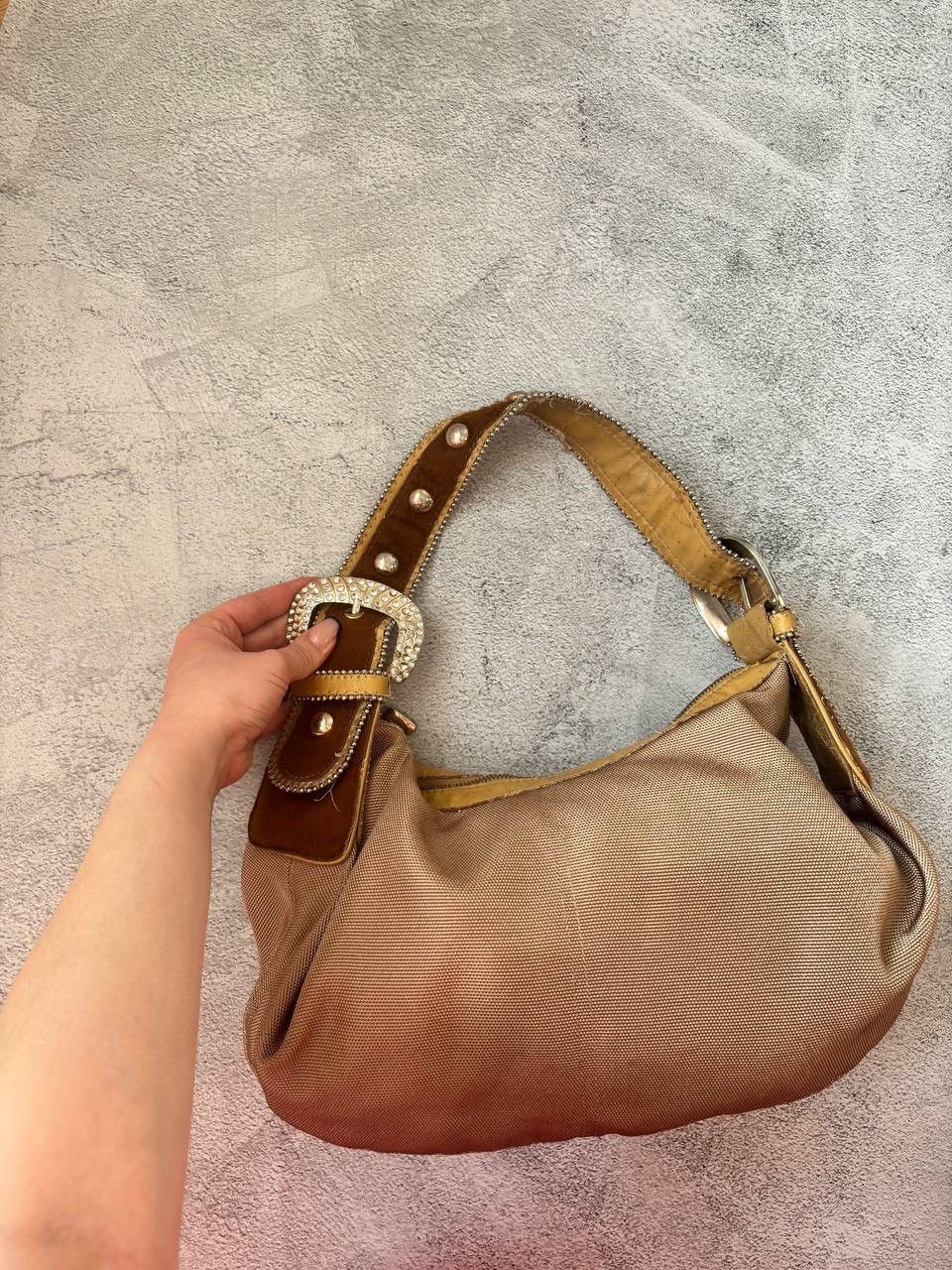 Japanese Brand × Vintage Japanese style vintage distressed sling bag Size ONE SIZE - 2 Thumbnail