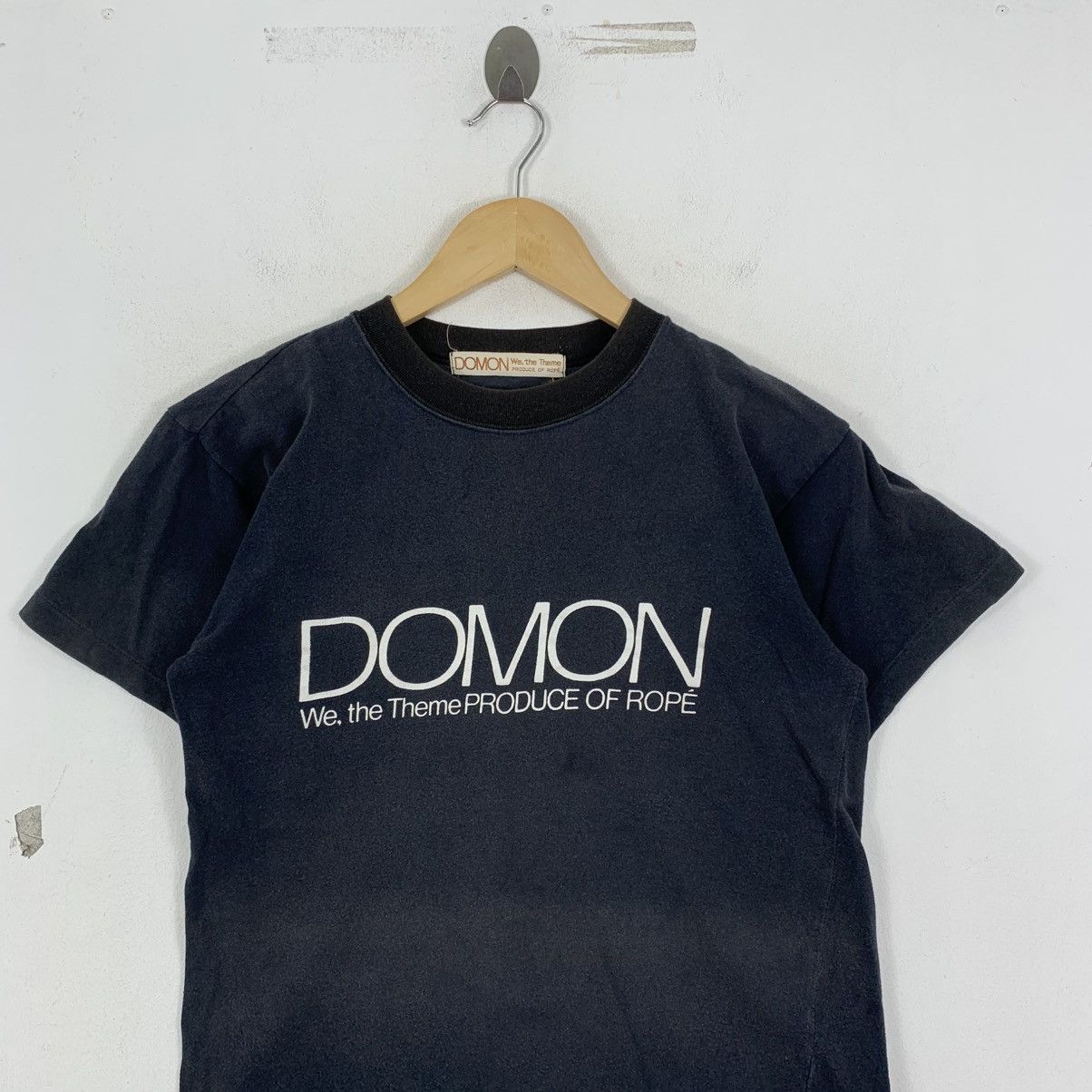 Vintage Vintage 90s DOMON By Rope Japanese Brand Short Sleeve Tshirt Size US S / EU 44-46 / 1 - 3 Thumbnail