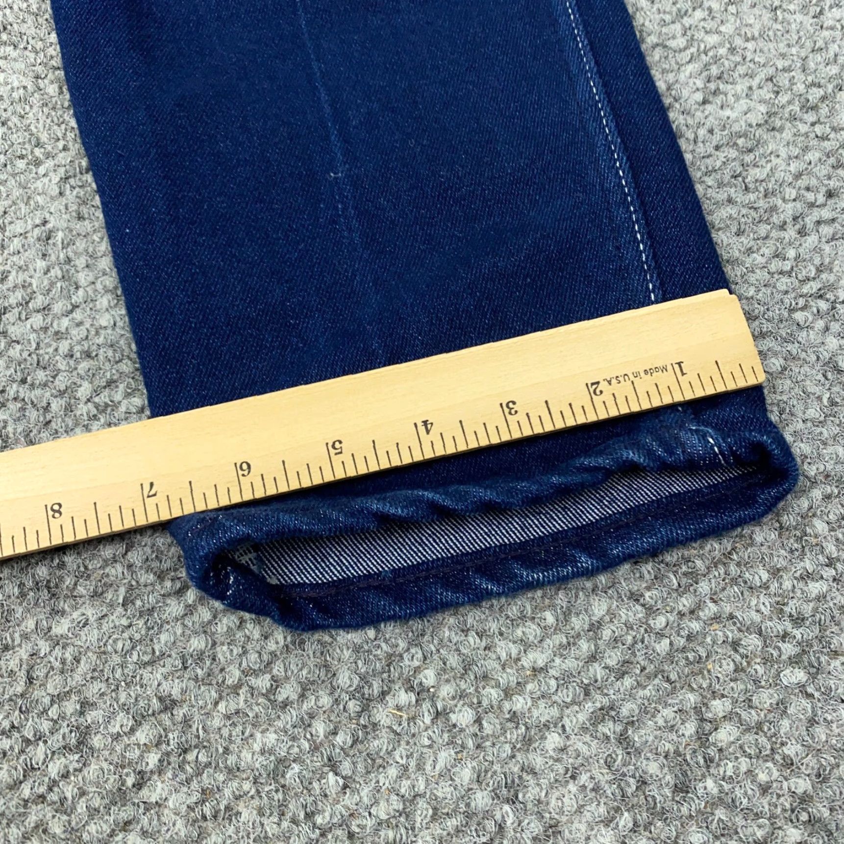Vintage VINTAGE Gitano Jeans Womens 34 (31" Waist) Short Blue Tapered High-Rise Mom Denim Cotton Polyester Stretch Zip Size 31" - 7 Thumbnail