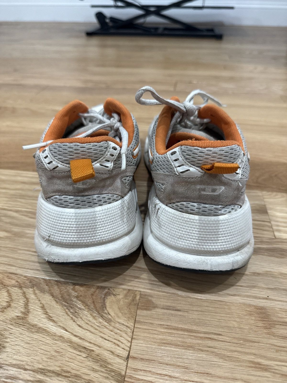 Diesel Diesel Sport Runner Sneakers – White/Orange Size US 11 / EU 44 - 5 Thumbnail