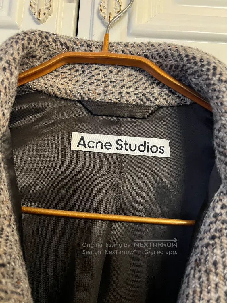 Acne Studios Acne Studios Mixed Fabric Frayed Edge Jacket Size XXS / US 00 / IT 34 - 2 Thumbnail