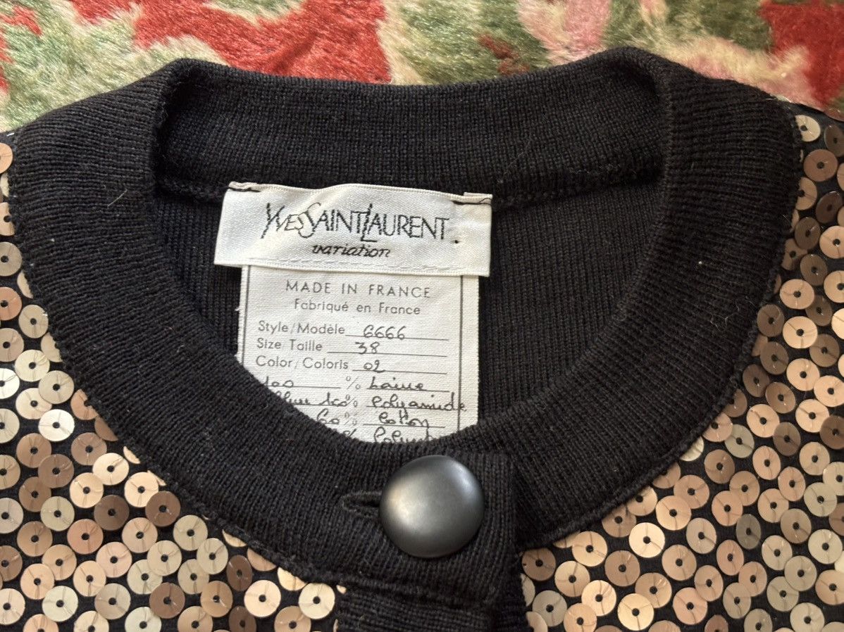Yves Saint Laurent ARCHIVAL YSL STUDIO PROTOTYPE CARDIGAN - AUTHENTICATED Size M / US 6-8 / IT 42-44 - 4 Thumbnail