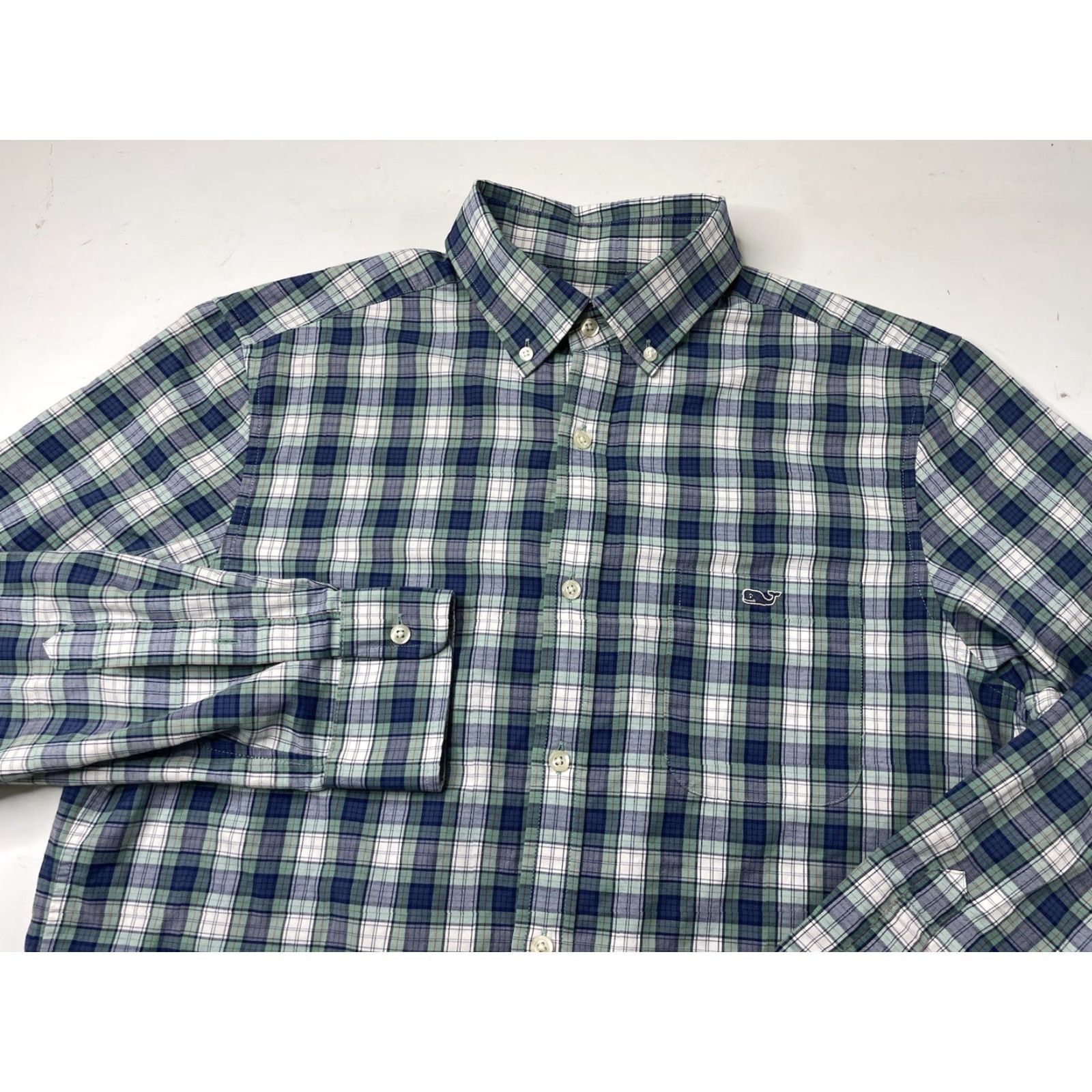 Vineyard Vines Vineyard Vines Performance Classic Fit Shirt Men's M Plaid Button-Up Long Sleeve Multicolor Size US M / EU 48-50 / 2 - 2 Thumbnail