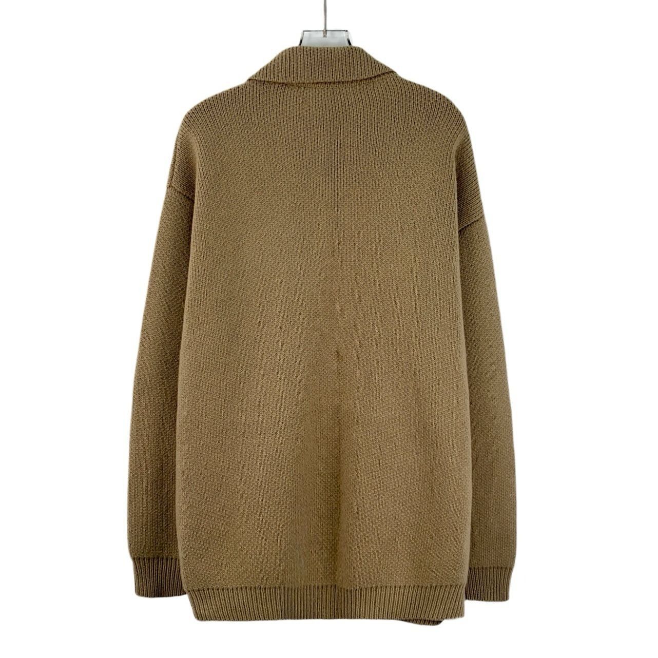 Prada Prada Brown 100% Cashmere Knitted Single-Breasted Sweater Co Size S / US 4 / IT 40 - 8 Thumbnail