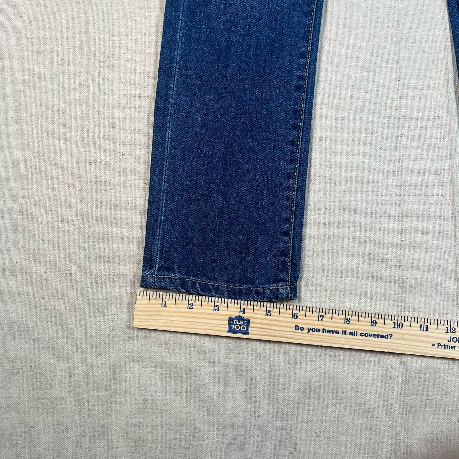 7 For All Mankind 7 For All Mankind Womens Slimmy Straight Denim Jeans Size 10 Size 32" / US 10 / IT 46 - 4 Thumbnail