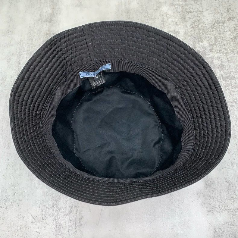 Prada Prada Black Fisherman Hat Size M-2506 Size ONE SIZE - 7 Thumbnail