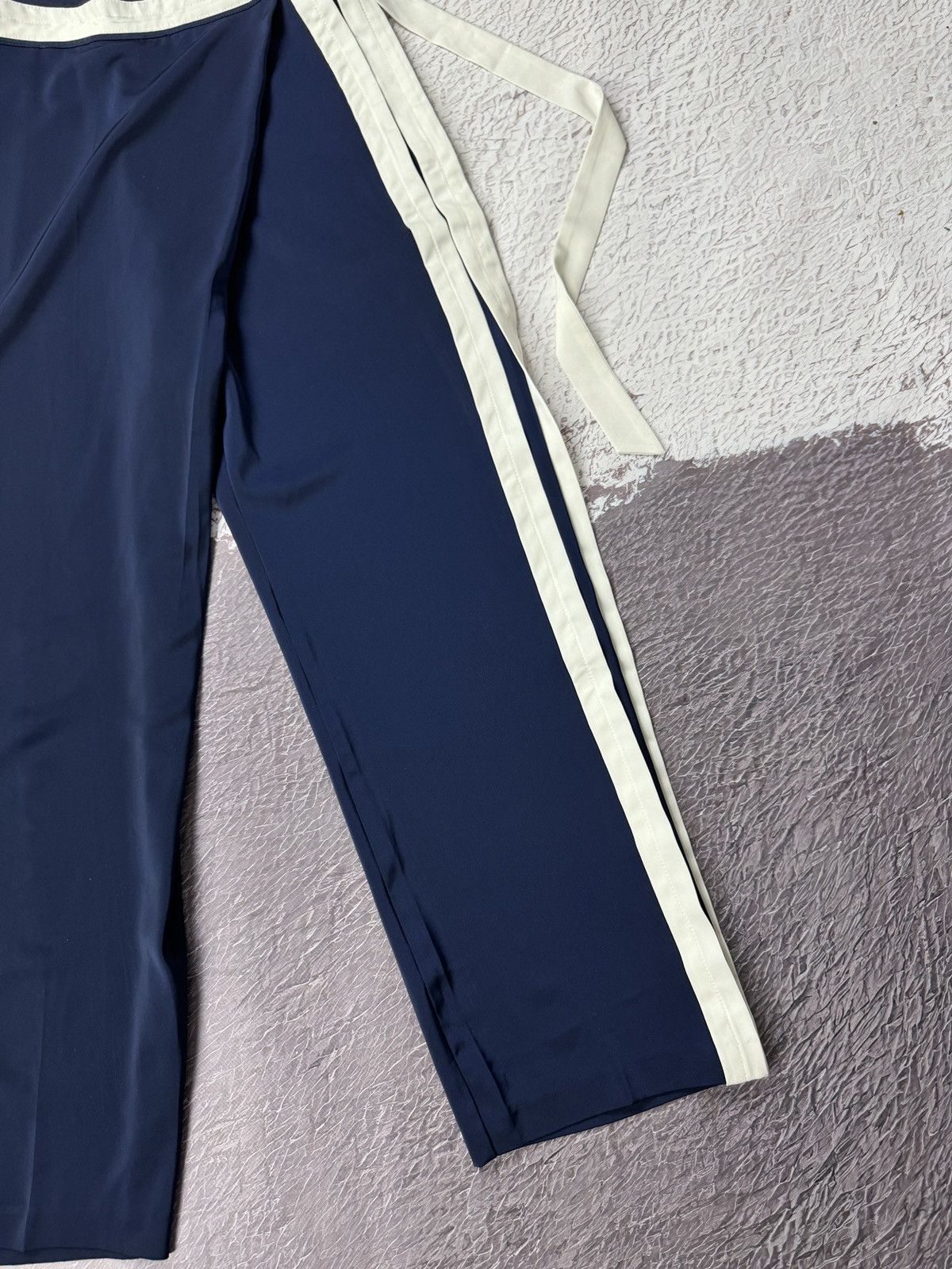 Dion Lee DION LEE Trouser Womens Mulberry Silk Navy Blue England Size 30" / US 8 / IT 44 - 6 Thumbnail