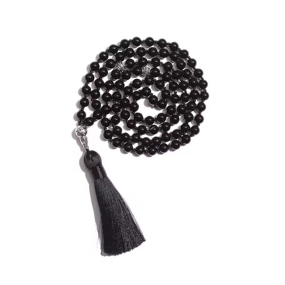 Other 8mm Black Onyx Prayer Beads Size ONE SIZE - 1 Thumbnail