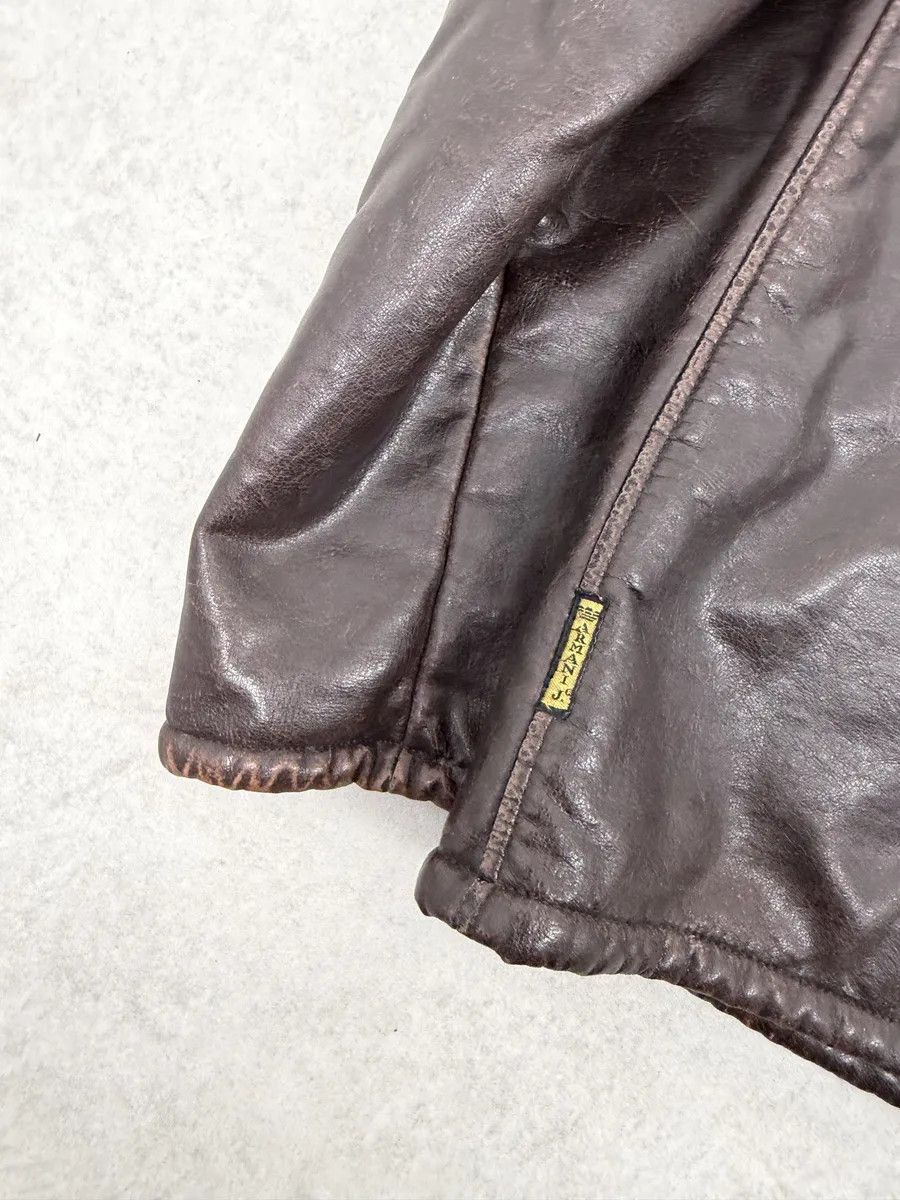 Armani 2000s Armani Brown Faux Shearling Jacket Size US M / EU 48-50 / 2 - 5 Thumbnail