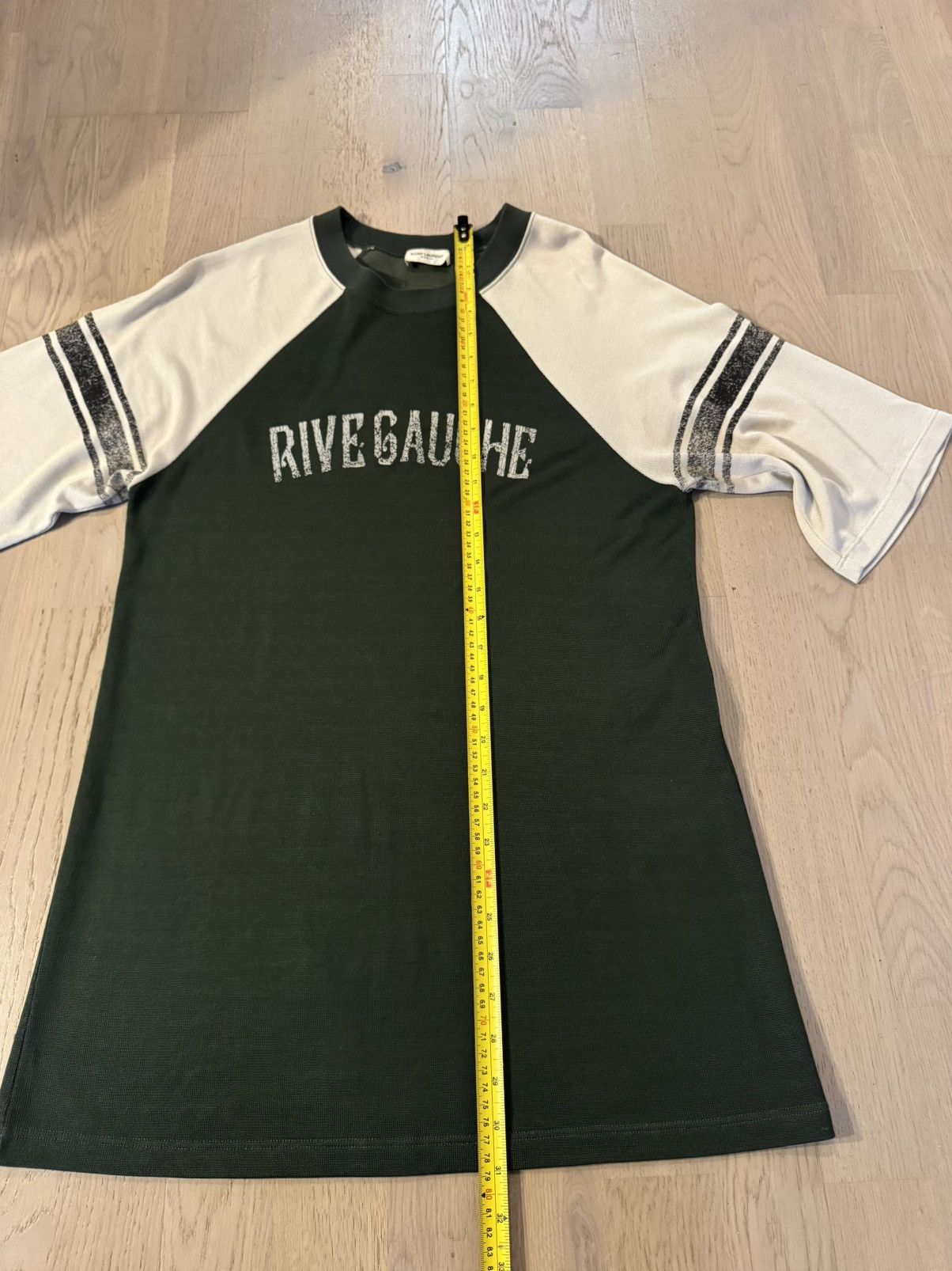 Saint Laurent Paris SAINT LAURENT tshirt sizes shown in photos by tape measure Size US S / EU 44-46 / 1 - 11 Thumbnail