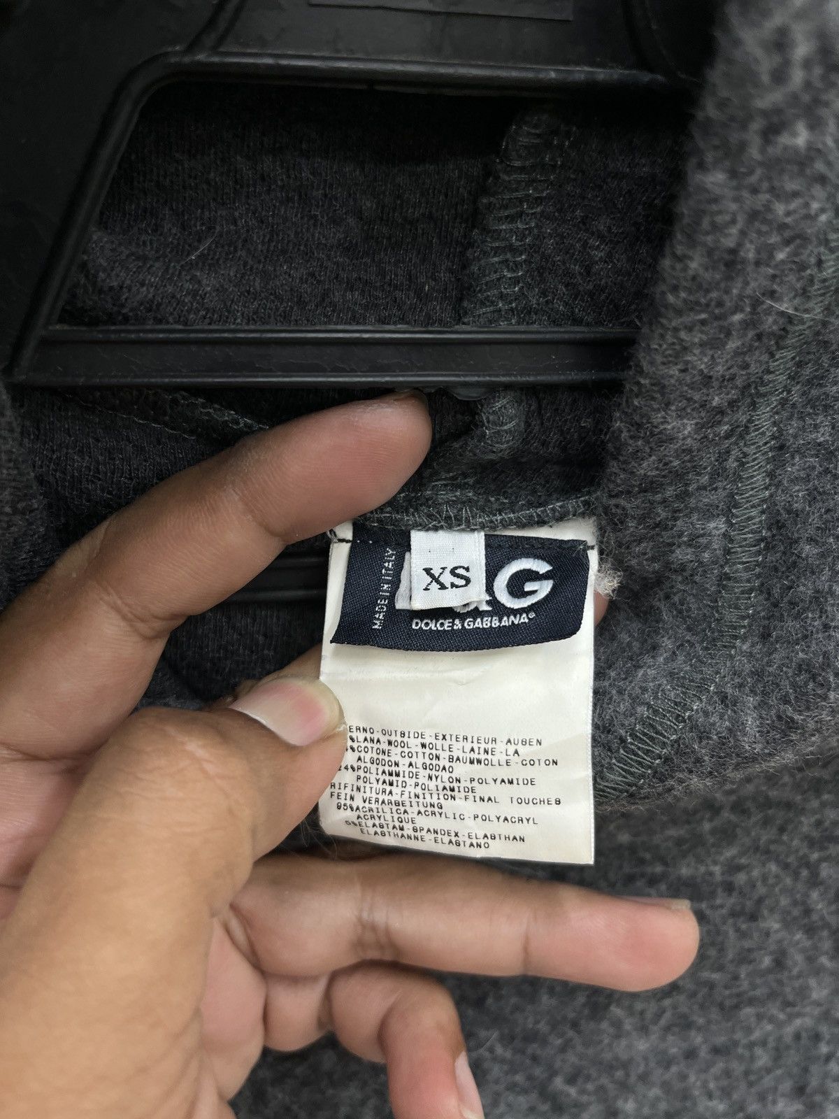 Dolce & Gabbana 🔥🔥🔥STEALS DOLCE & GABBANA REFLECTIVE HOODIE SWEATSHIRT Size XS / US 0-2 / IT 36-38 - 14 Thumbnail