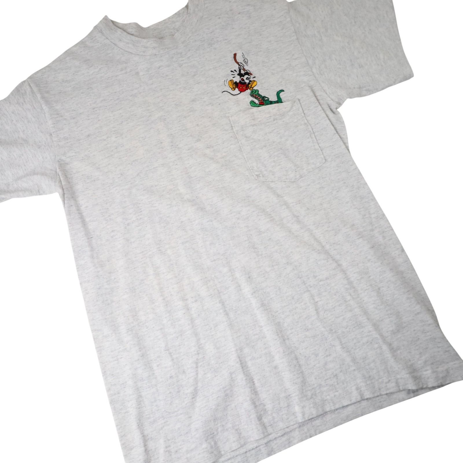 Disney × Vintage Vintage Disney Mickey Mouse Pocket Alligator T Shirt Size US M / EU 48-50 / 2 - 3 Thumbnail