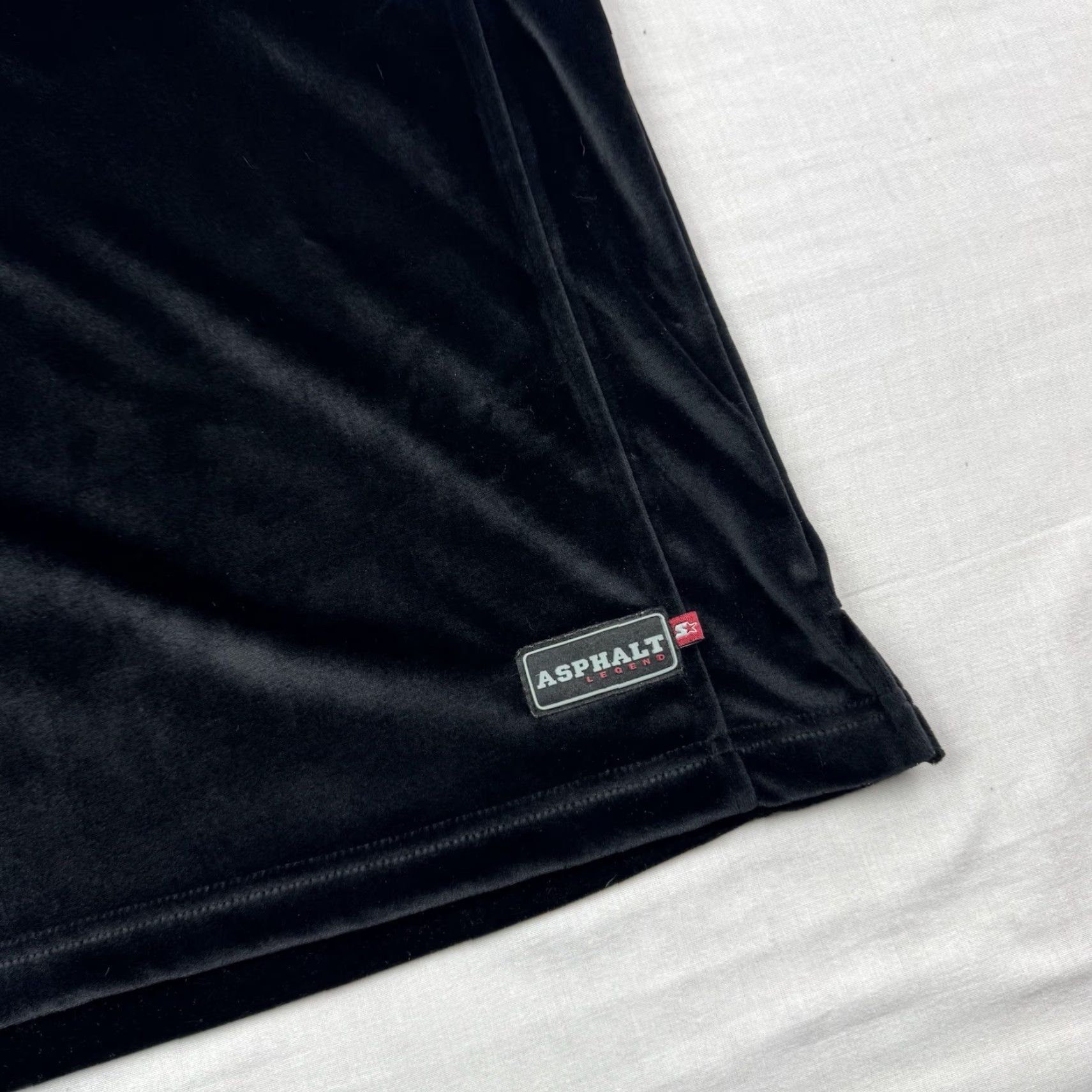Starter VINTAGE Starter Shirt Adult Medium Black Velour Jersey Hipster Y2K Mens Size US M / EU 48-50 / 2 - 2 Thumbnail