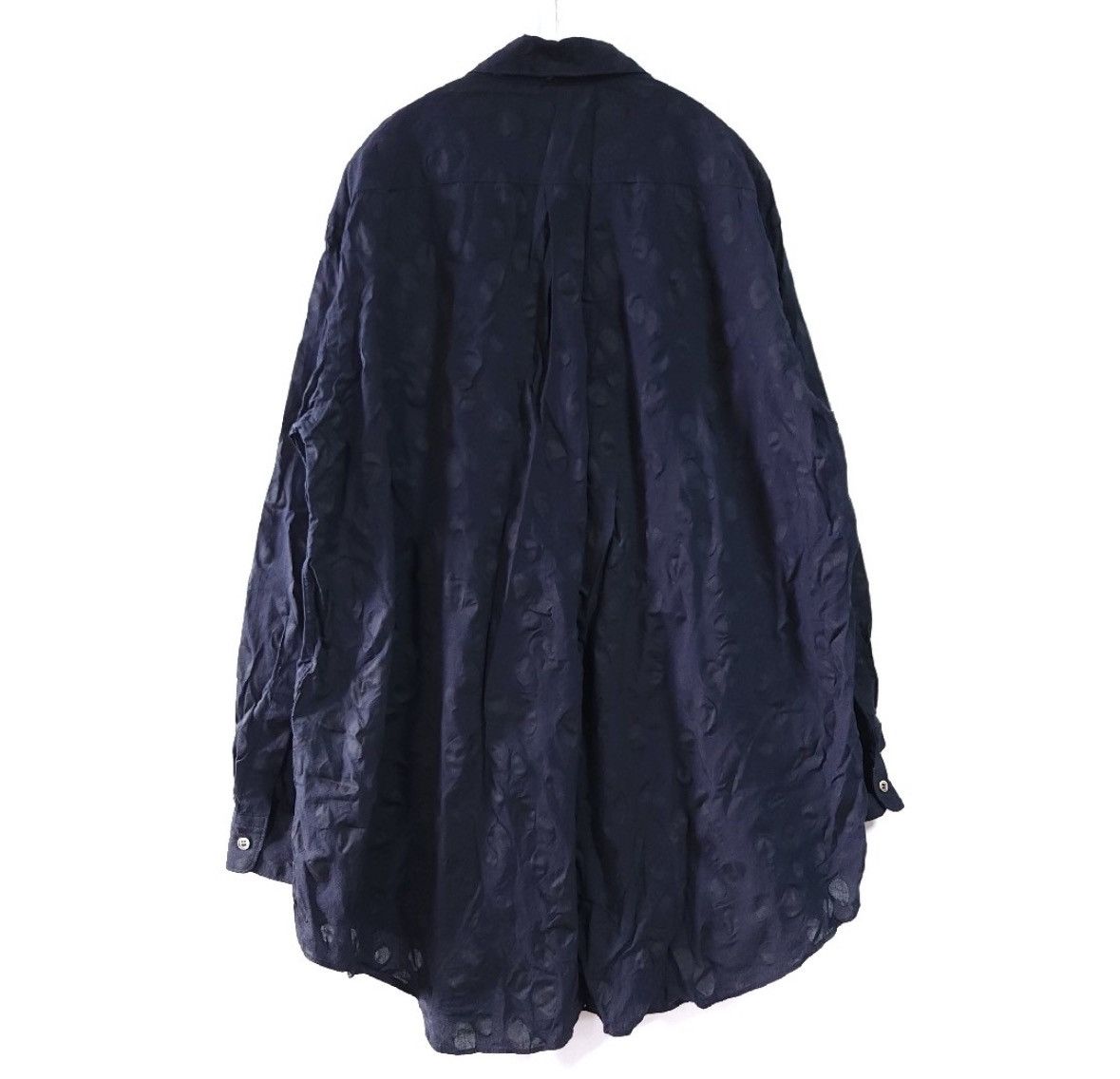 Yohji Yamamoto Yohji Yamamoto 1990s Polka Dot Pleated Shirt Size US L / EU 52-54 / 3 - 2 Thumbnail