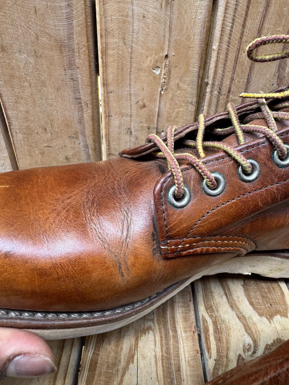 Red Wing Red Wing 9111 Chukka Brown leather boots EUR 41.5 UK 7.5 Size US 8.5 / EU 41-42 - 19 Thumbnail