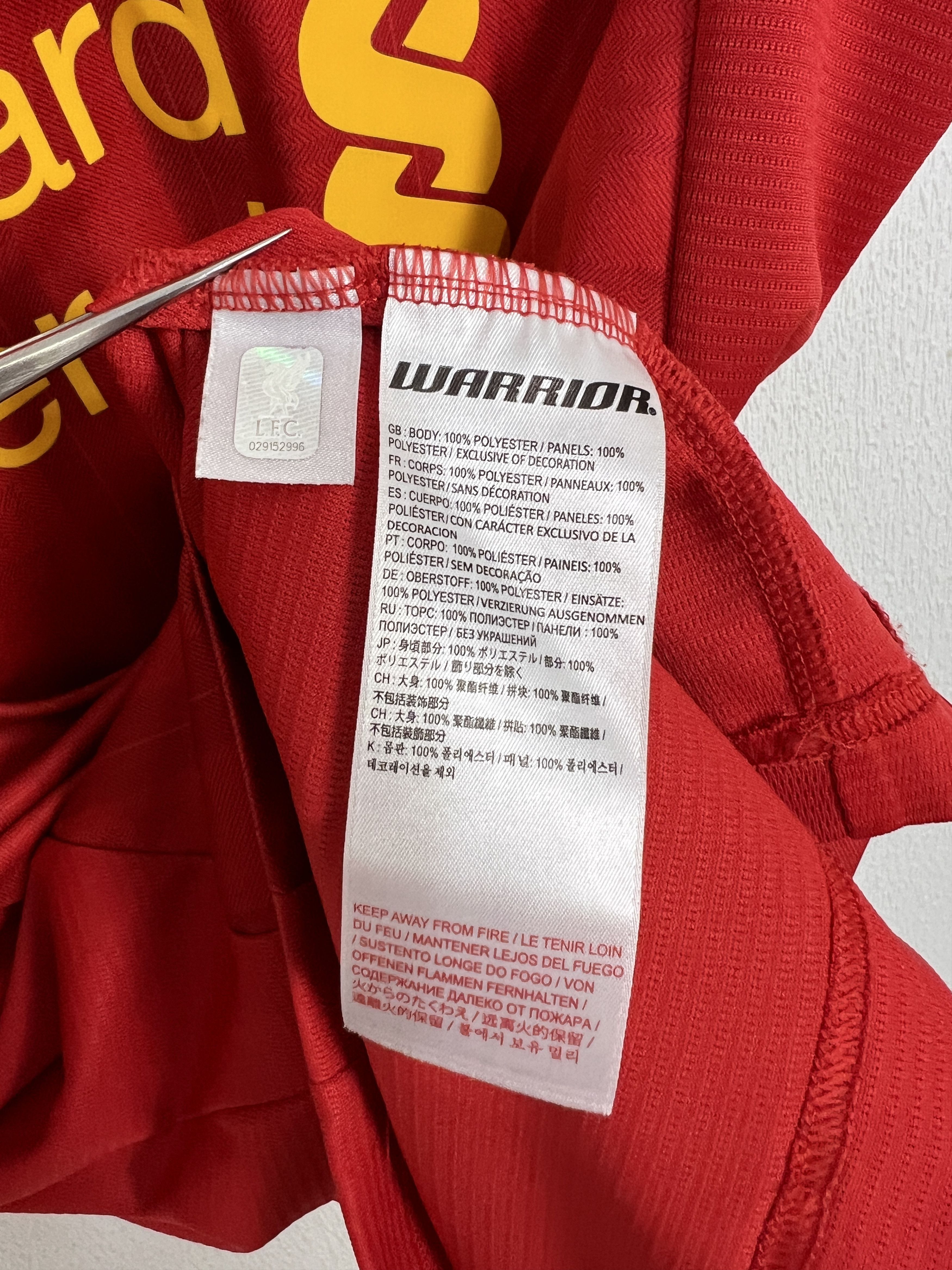 Warrior Liverpool Home football shirt 2013 Soccer Jersey Trikot Size US L / EU 52-54 / 3 - 7 Thumbnail