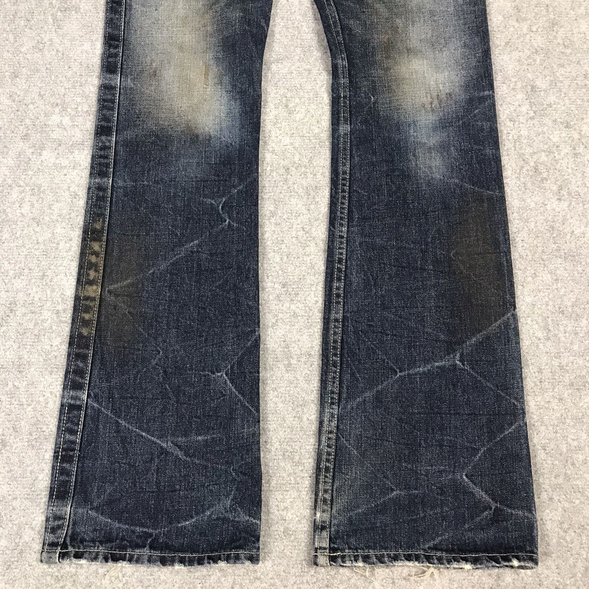 If Six Was Nine × Japanese Brand × Le Grande Bleu (L.G.B.) FLARE SEMANTICDESIGN JAPAN DESIGN ZIPPER BOOTCUT PANTS Size US 28 / EU 44 - 2 Thumbnail