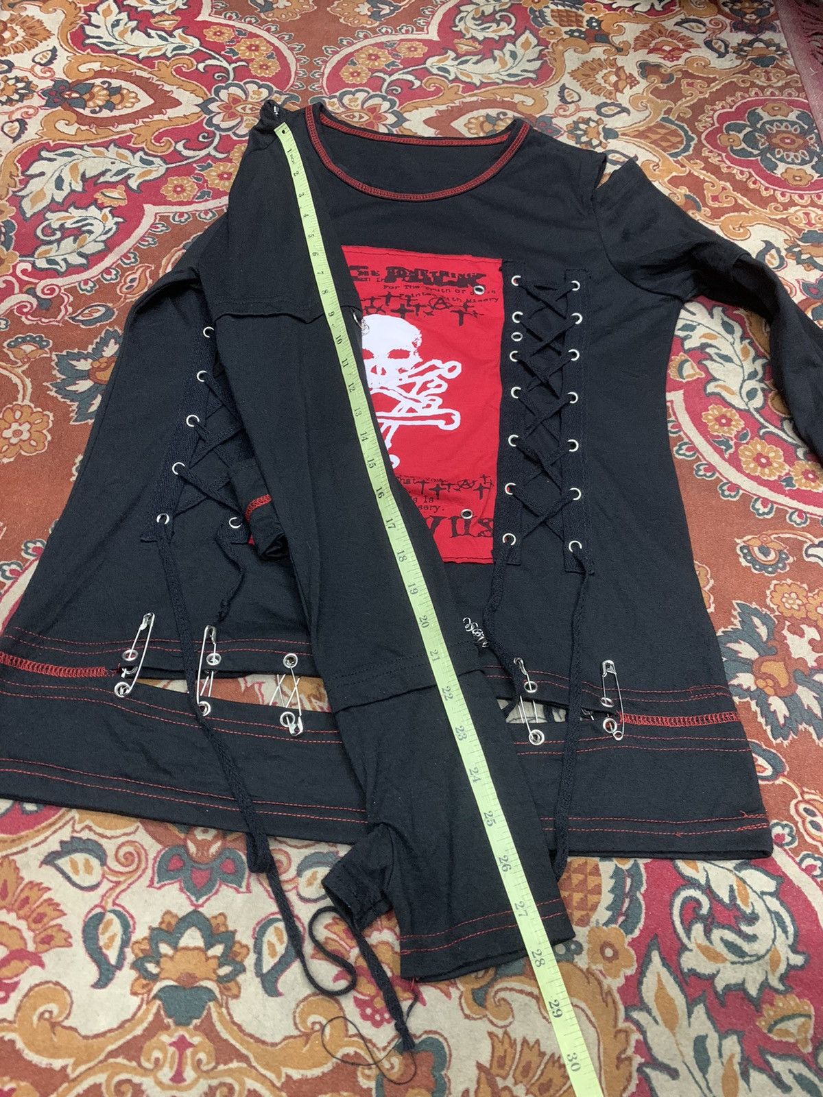 14th Addiction × Japanese Brand × Le Grande Bleu (L.G.B.) PUNK DEVILS CROSS SKULLS BONDAGE STYLE BY additrap Size US M / EU 48-50 / 2 - 15 Thumbnail