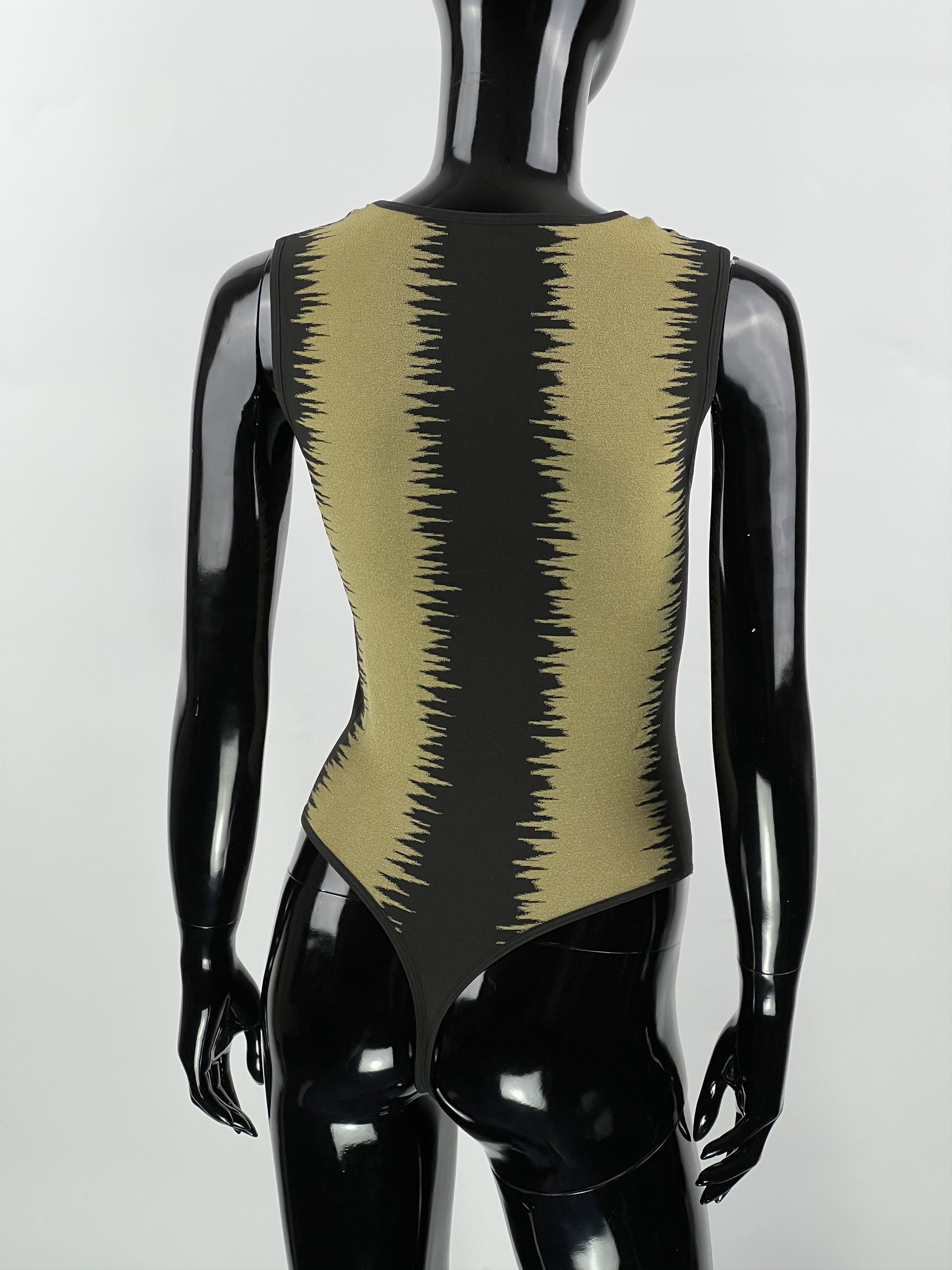 Wolford Wolford Black Gold Bodysuit Size M Size M / US 6-8 / IT 42-44 - 3 Thumbnail