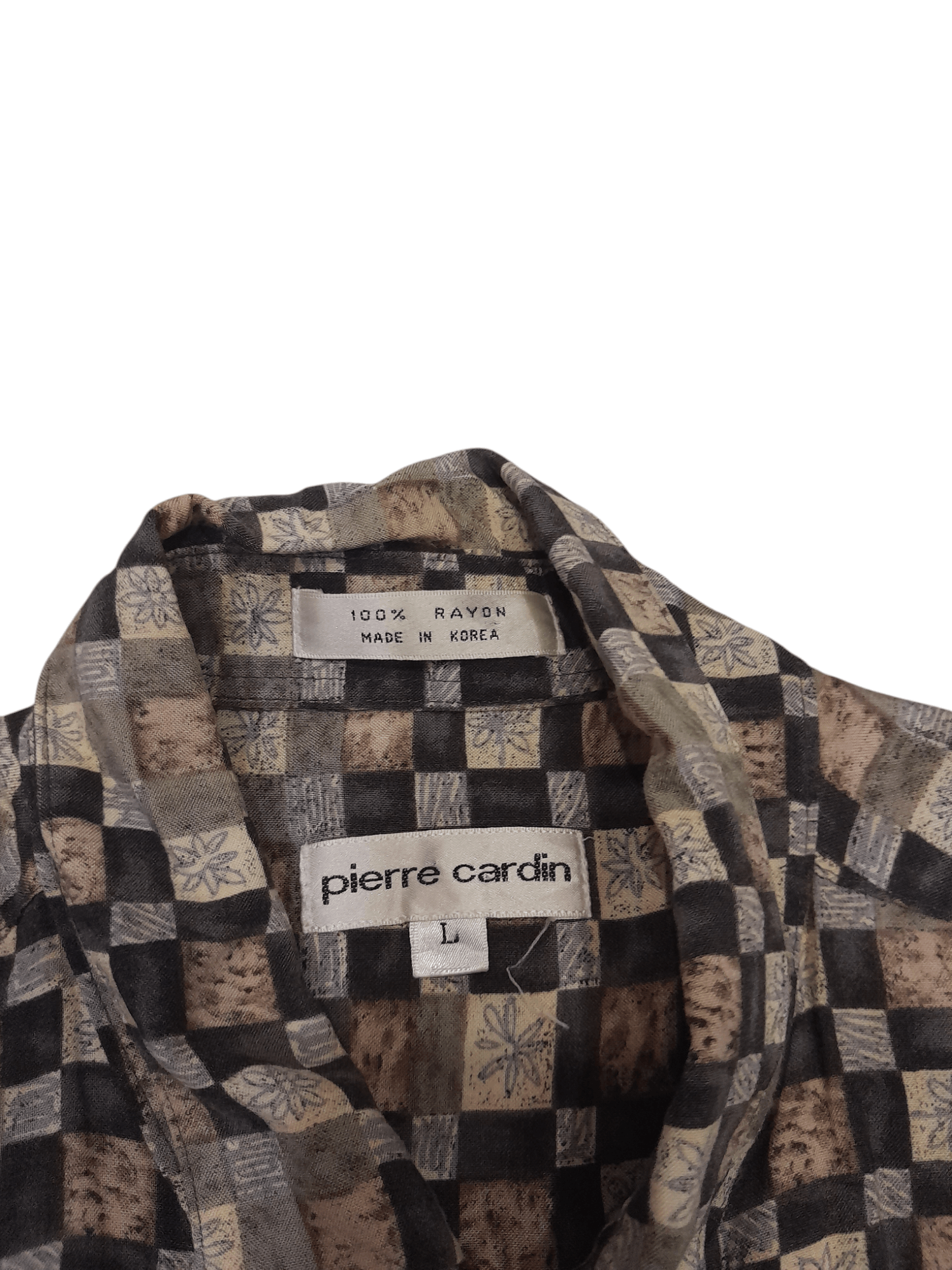 Pierre Cardin Pierre Cardin Rayon Button Shirt (F548) L Size US L / EU 52-54 / 3 - 3 Thumbnail