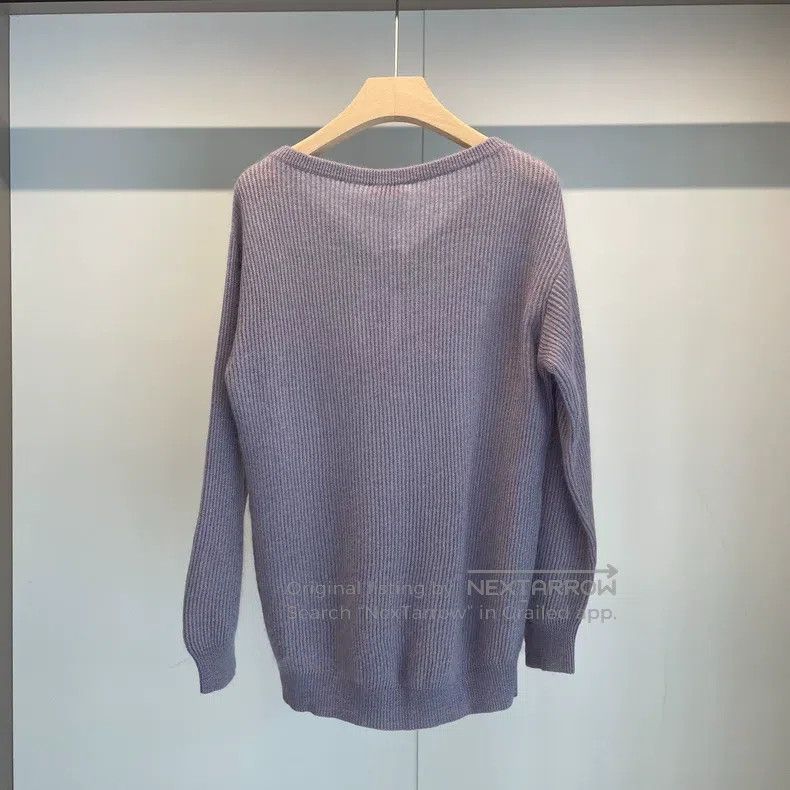 Brunello Cucinelli Brunello Cucinelli Lavender Nylon Mohair Sweater Size S / US 4 / IT 40 - 2 Thumbnail