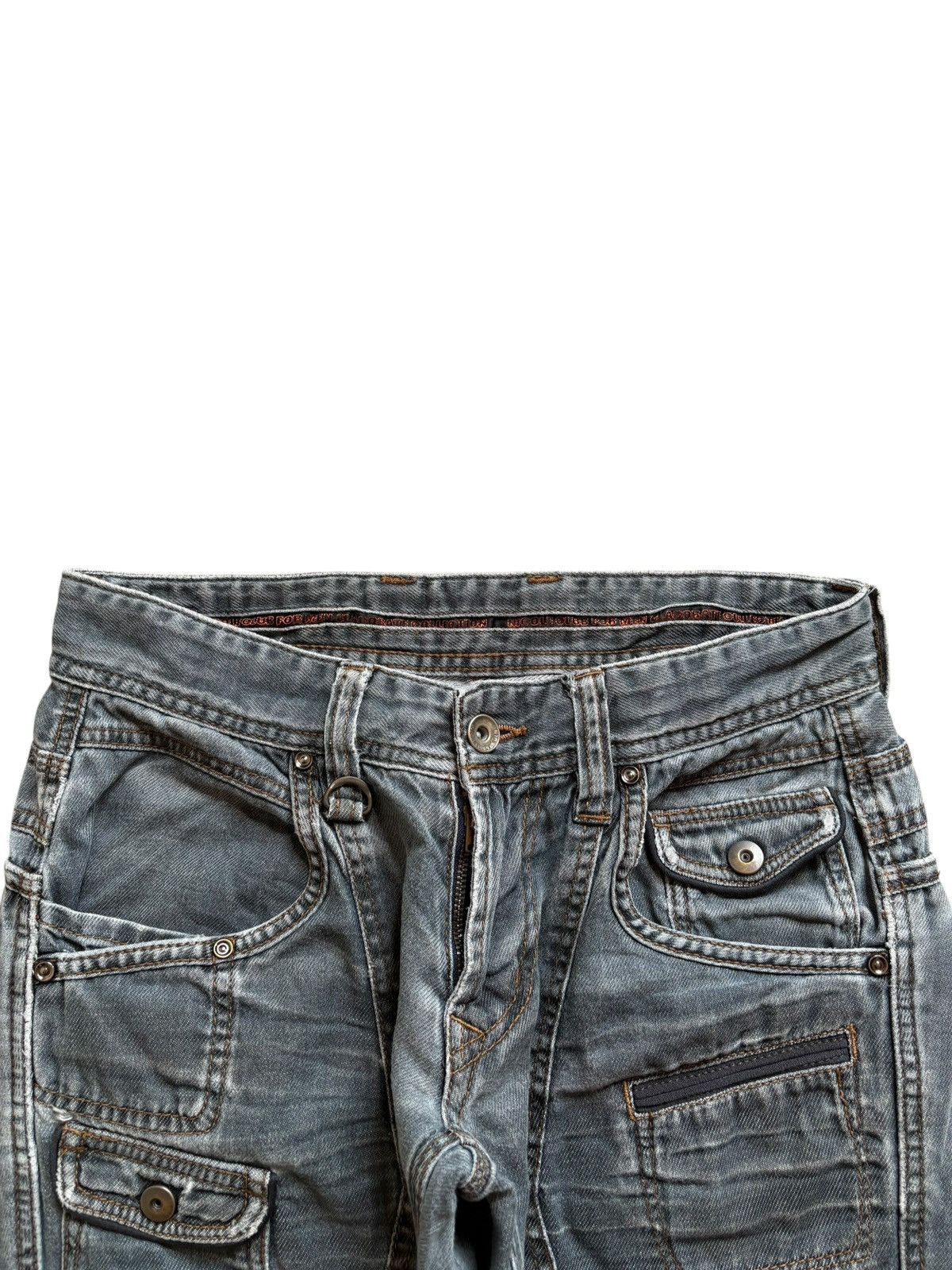 Japanese Brand Vintage Nicole Club For Men Tactical Bush Pant Flare Jeans Size US 28 / EU 44 - 4 Thumbnail