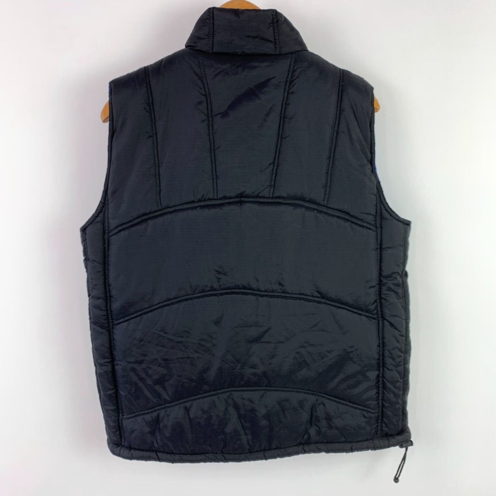 CO KAD Clothing Co Black Blue Puffer Vest Medium Men Vest Full Zip Pockets Nylon Shell Lining Size US M / EU 48-50 / 2 - 5 Thumbnail