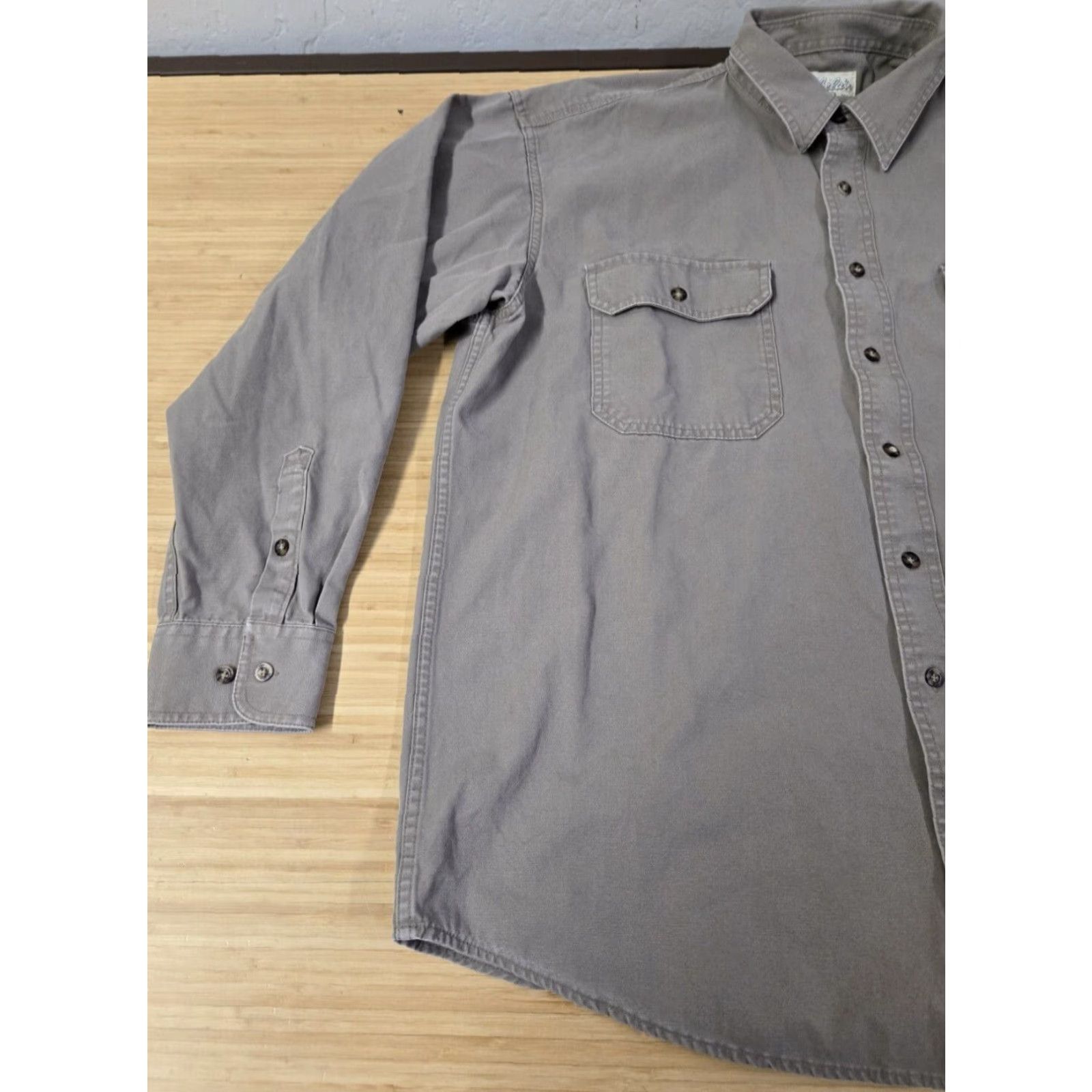 Vintage Cabela's Button-Up Shirt Men XL Beige Embroidered Dog Casual Workwear Pocket Long Sleeve Button-Down Collar Size US XL / EU 56 / 4 - 4 Thumbnail