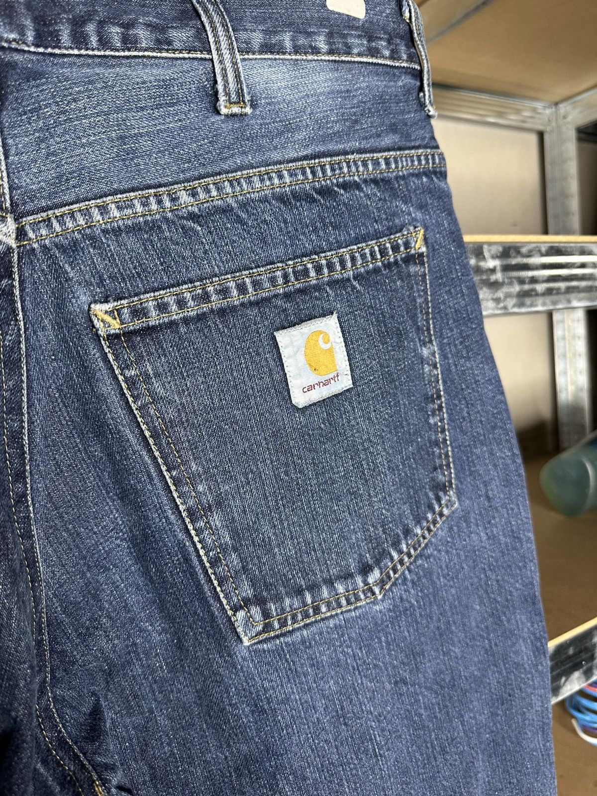 Carhartt Carhartt Classic Denim Jeans Straight Leg Workwear Pants Size US 34 / EU 50 - 3 Thumbnail