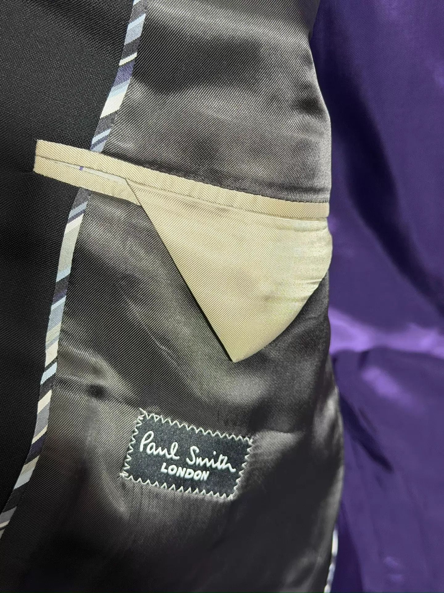 Paul Smith PS Slim Fit Wool-Mohair Suit 54 (New with Tags) Size 54R - 7 Thumbnail