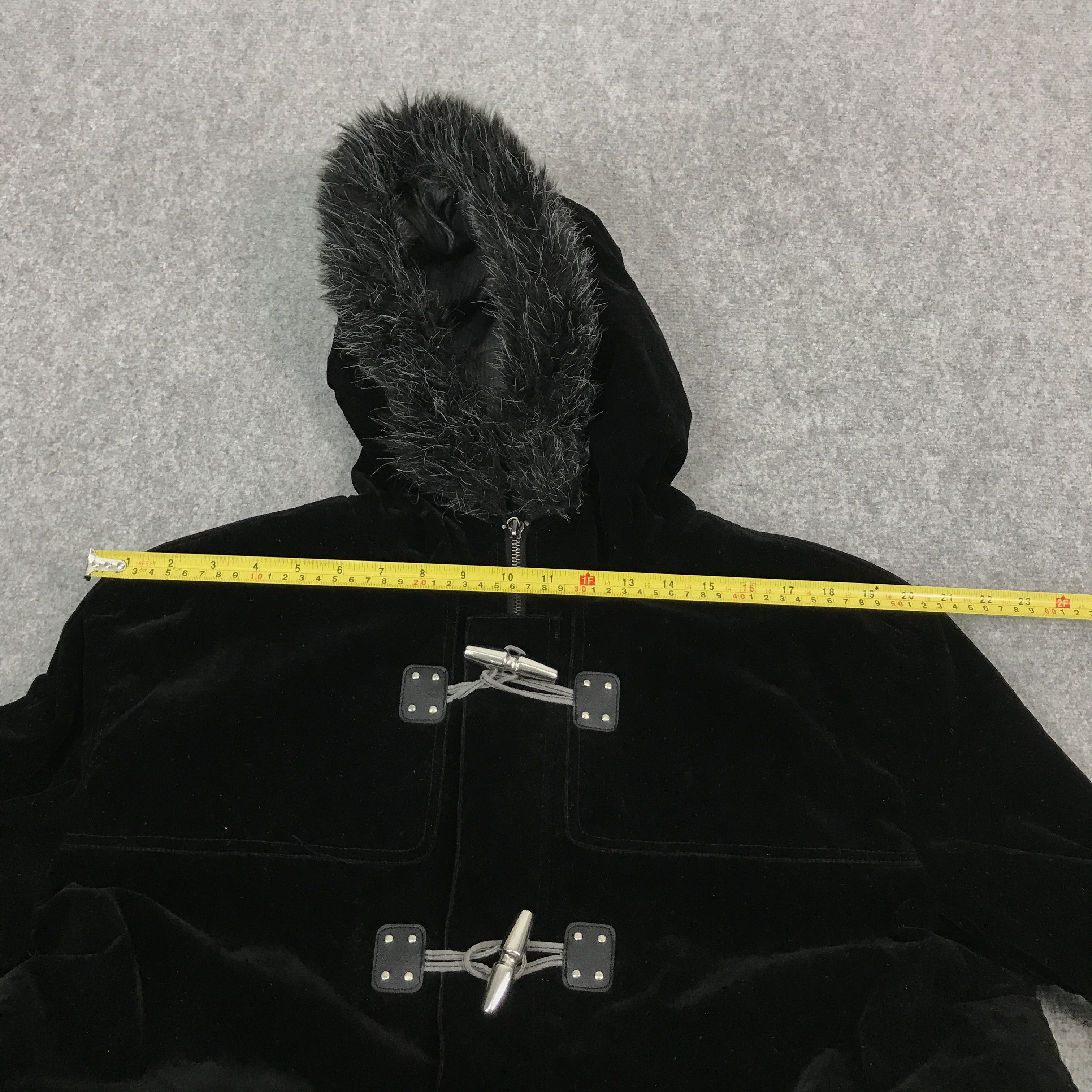 If Six Was Nine × Japanese Brand × Le Grande Bleu (L.G.B.) FUR HOODIES BAREBACK REALDRESS VELVET DESIGN JACKET Size US L / EU 52-54 / 3 - 10 Thumbnail