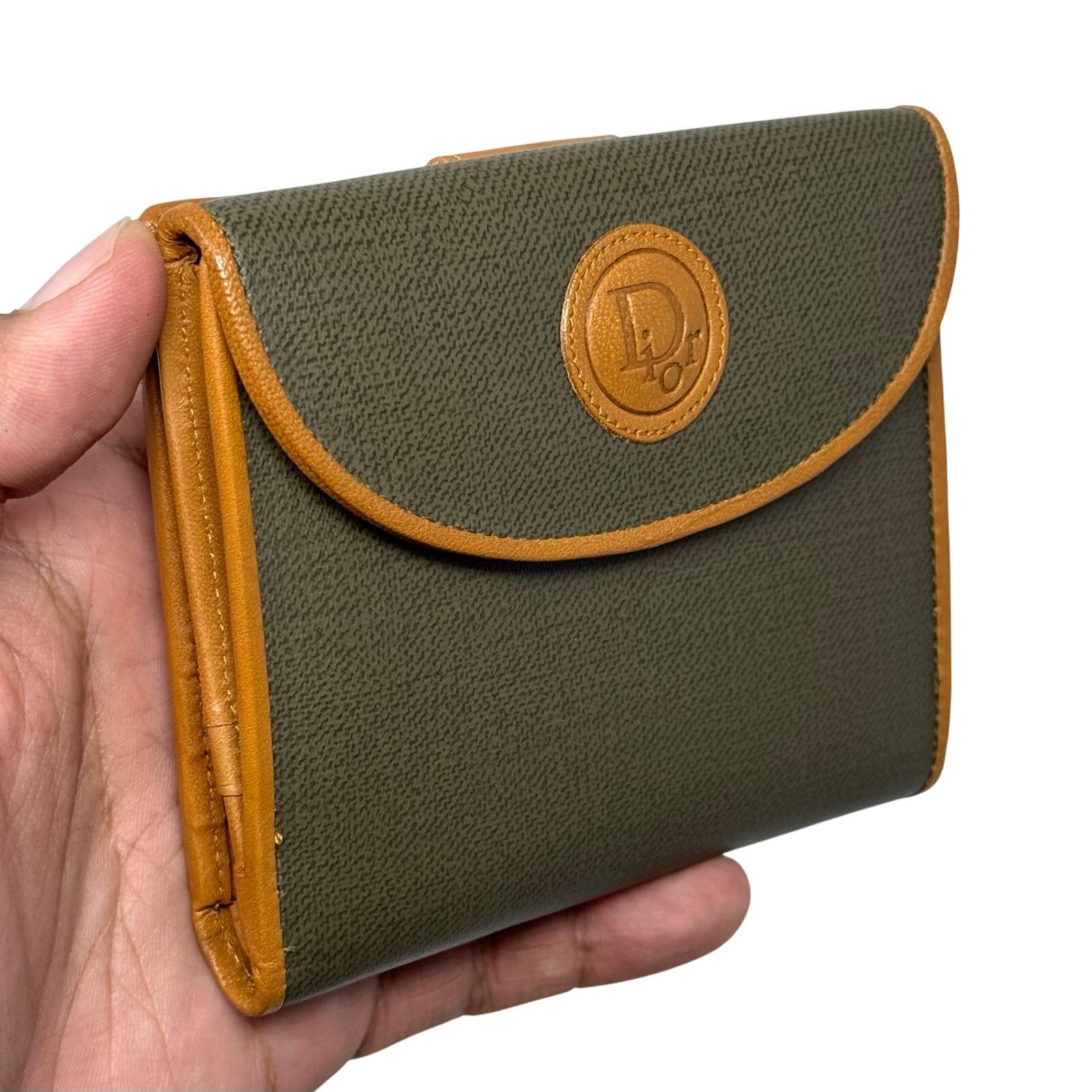Dior Dior Vintage Canvas Wallet Size ONE SIZE - 3 Thumbnail