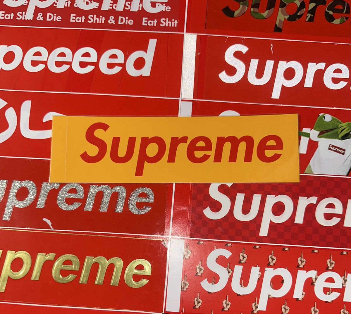 Supreme West Hollywood Store Opening Box Logo outlet Sticker Tower Records