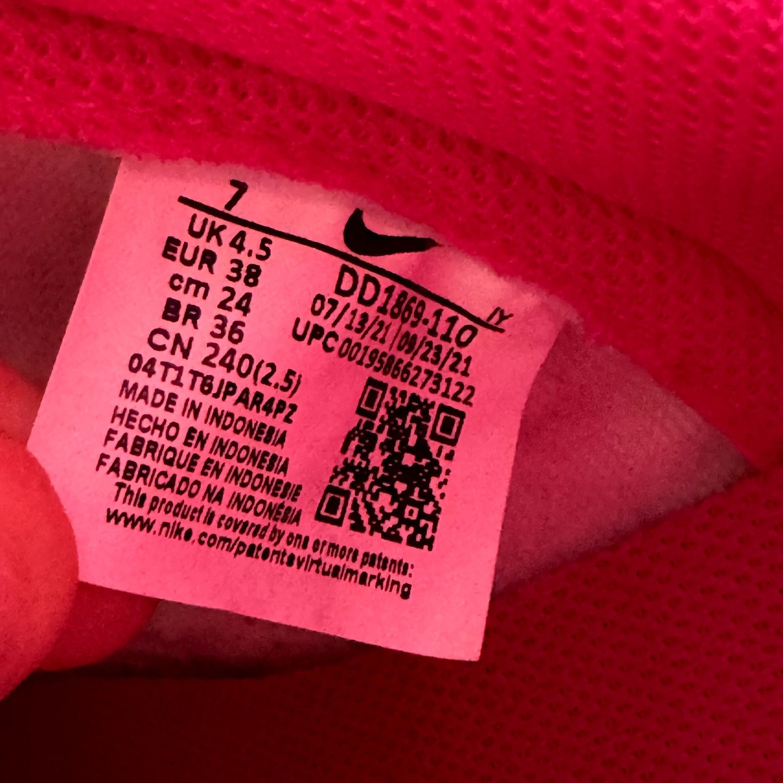 Nike Size 7 - Nike Dunk High Pink Prime 2021 Women's Shoes Size US 7 / IT 37 - 7 Thumbnail