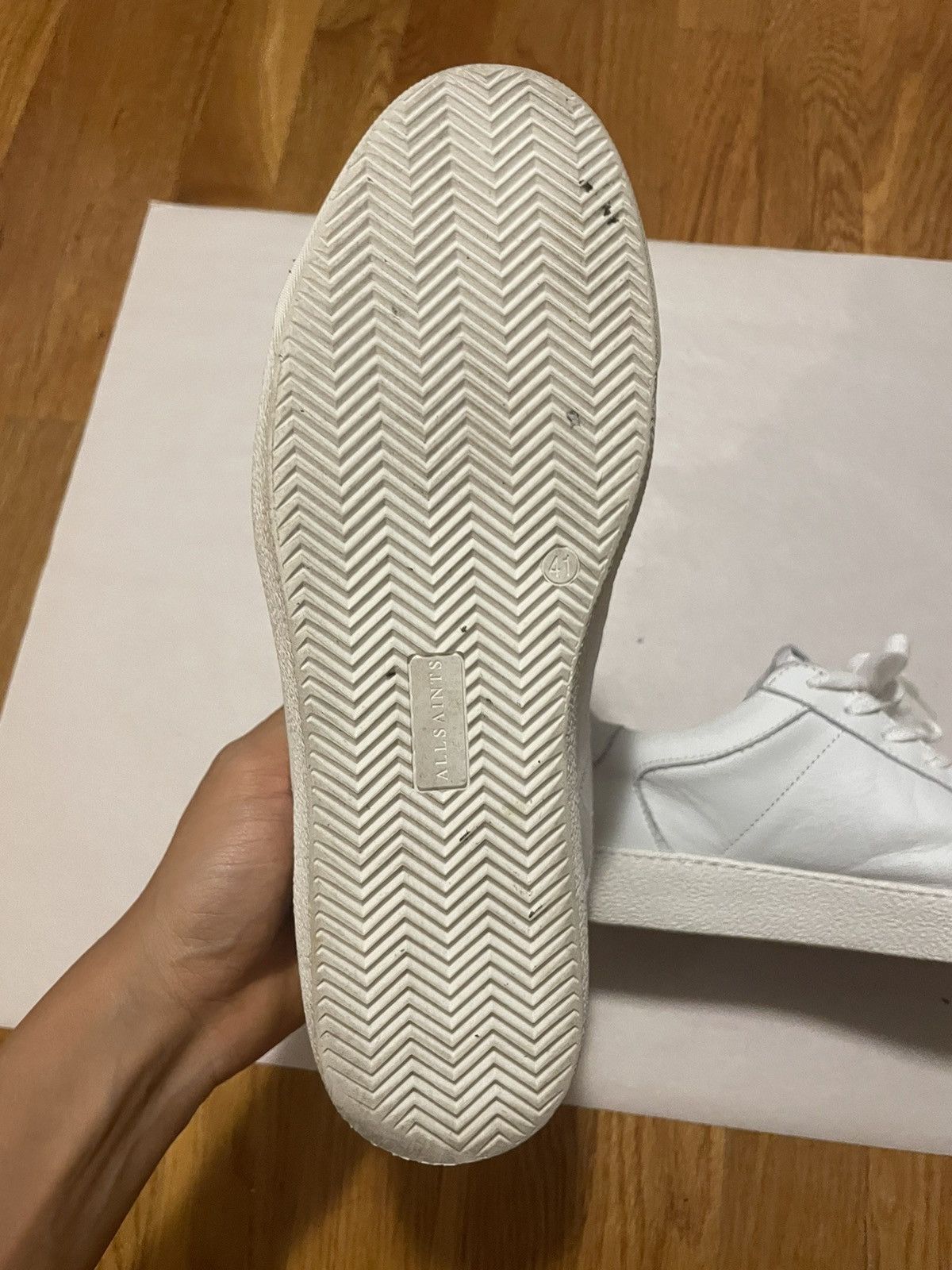 Allsaints Allsaints white sneakers Size US 8 / EU 41 - 3 Thumbnail