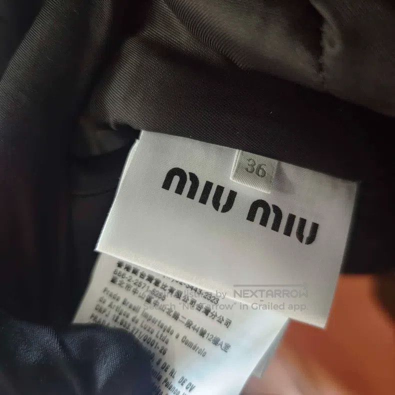 Miu Miu Miu Miu 36 Military green jacket coat Size S / US 4 / IT 40 - 4 Thumbnail