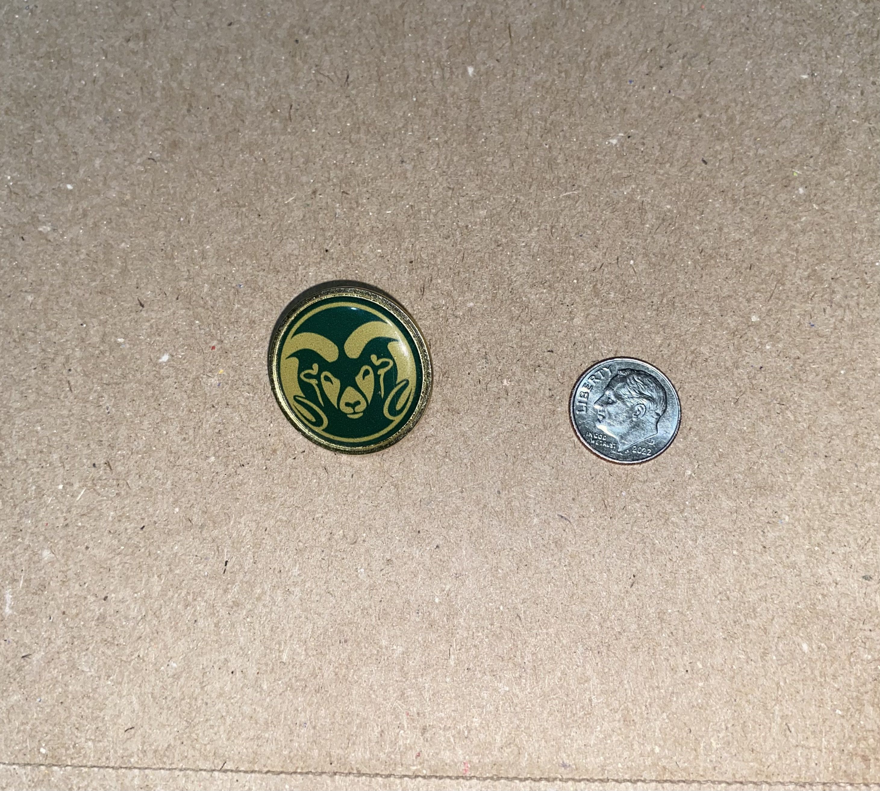 NCAA CSU Colorado State University RAMS Enamel pin Brooch College Size ONE SIZE - 4 Thumbnail