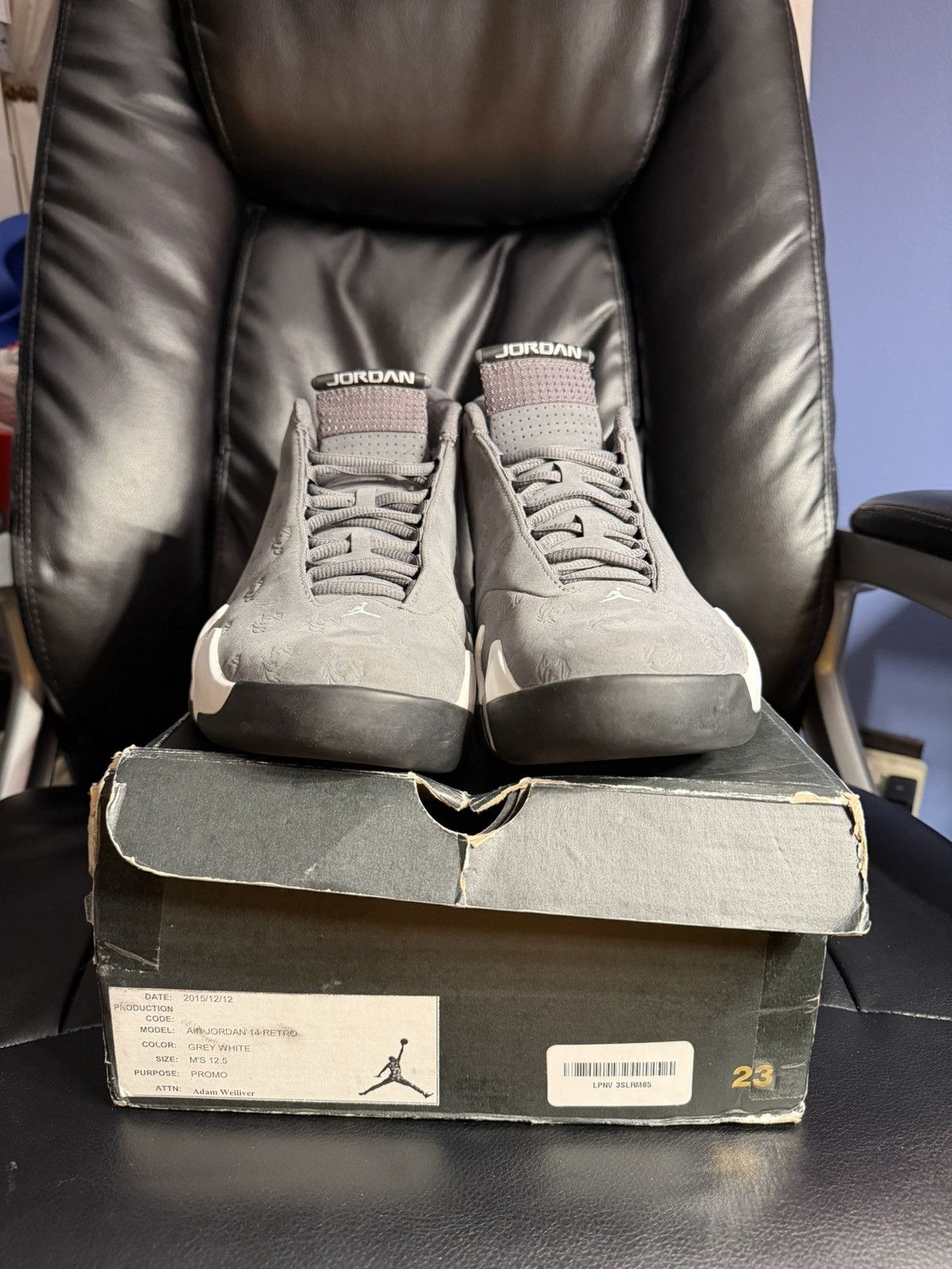Jordan Brand Jordan 14 Oregon Ducks Promo Size 12.5 w/ Box Excellent Cond Size US 12.5 / EU 45-46 - 10 Thumbnail