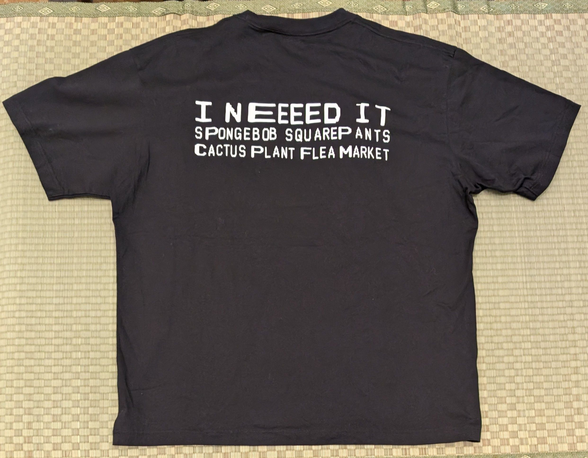 Cactus Plant Flea Market × Uniqlo NWT Uniqlo x CPFM x SpongeBob SquarePants I Need It T-shirt Size US XL / EU 56 / 4 - 2 Thumbnail