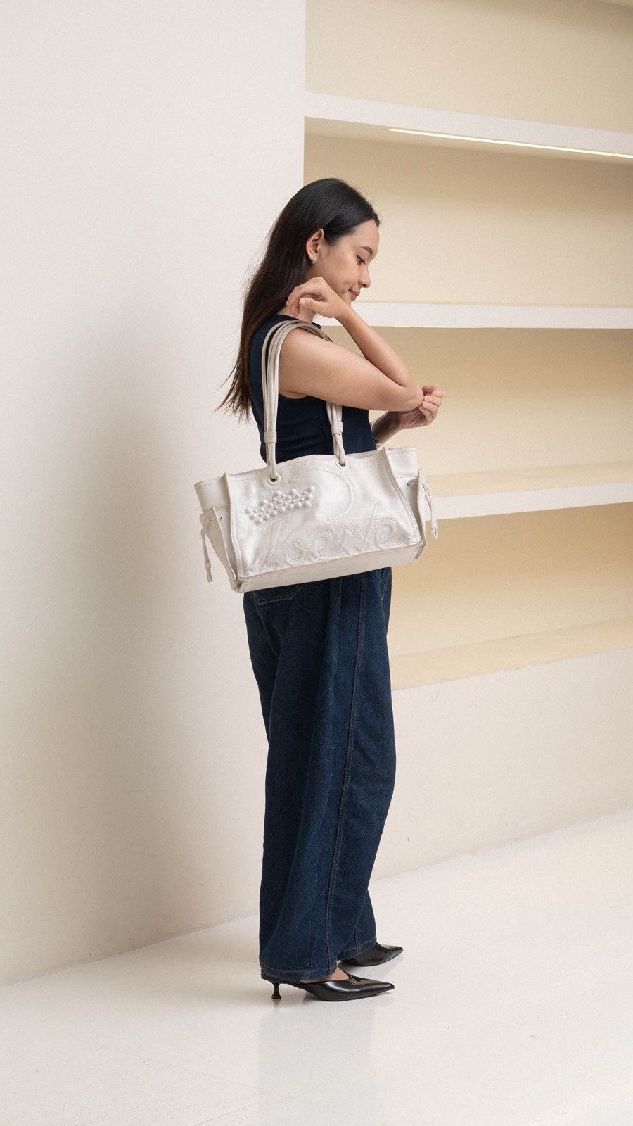 Loewe Loewe crown leather tote bag Size ONE SIZE - 2 Thumbnail