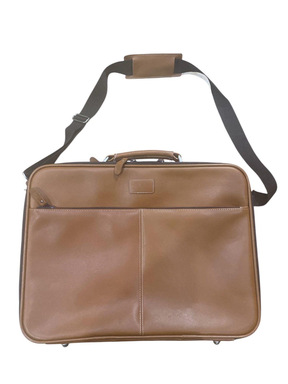 Genuine Leather × Vintage Vintage Volkswagen leather travel beg / cross bag Size ONE SIZE - 1 Thumbnail