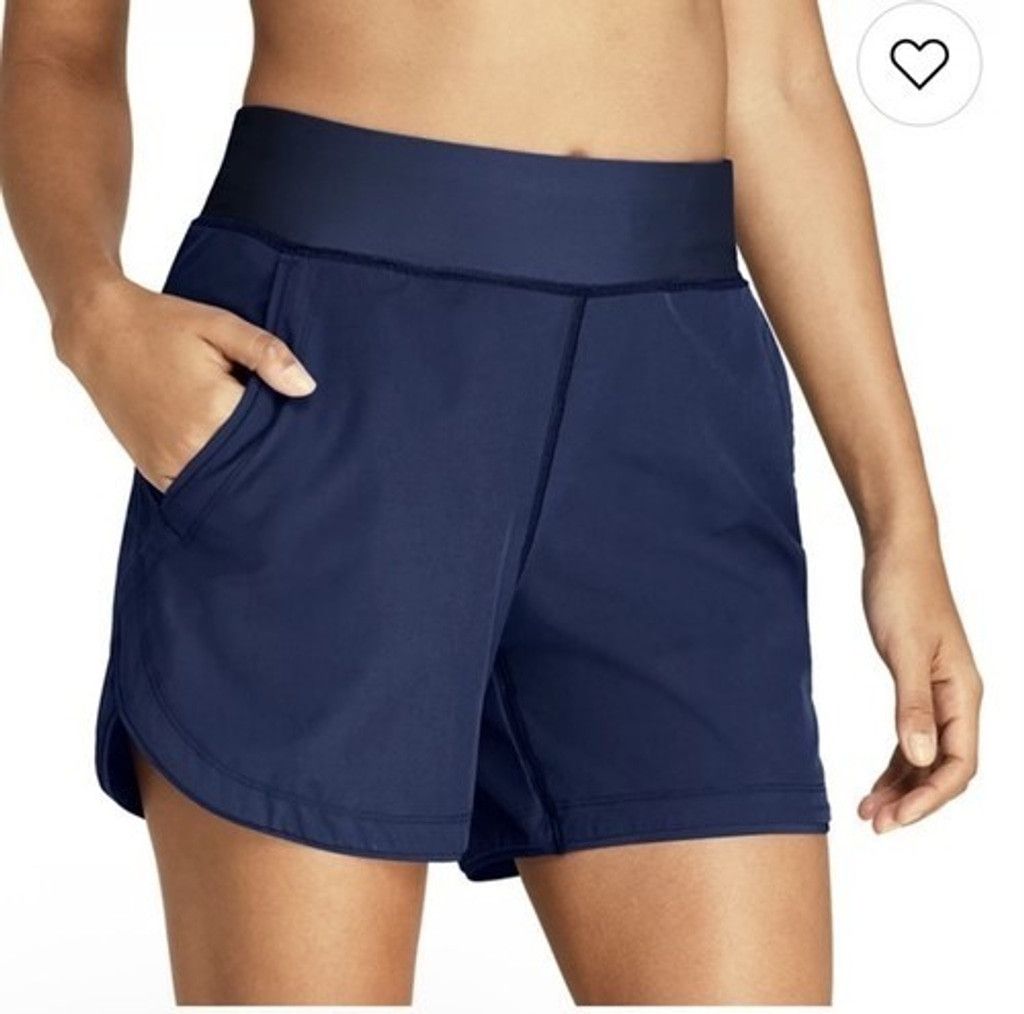 Lands' End NWT Lands' End UPF50 Quick Dry Swim Cover-Up Shorts Women 16 Size US 32 / EU 48 - 14 Thumbnail