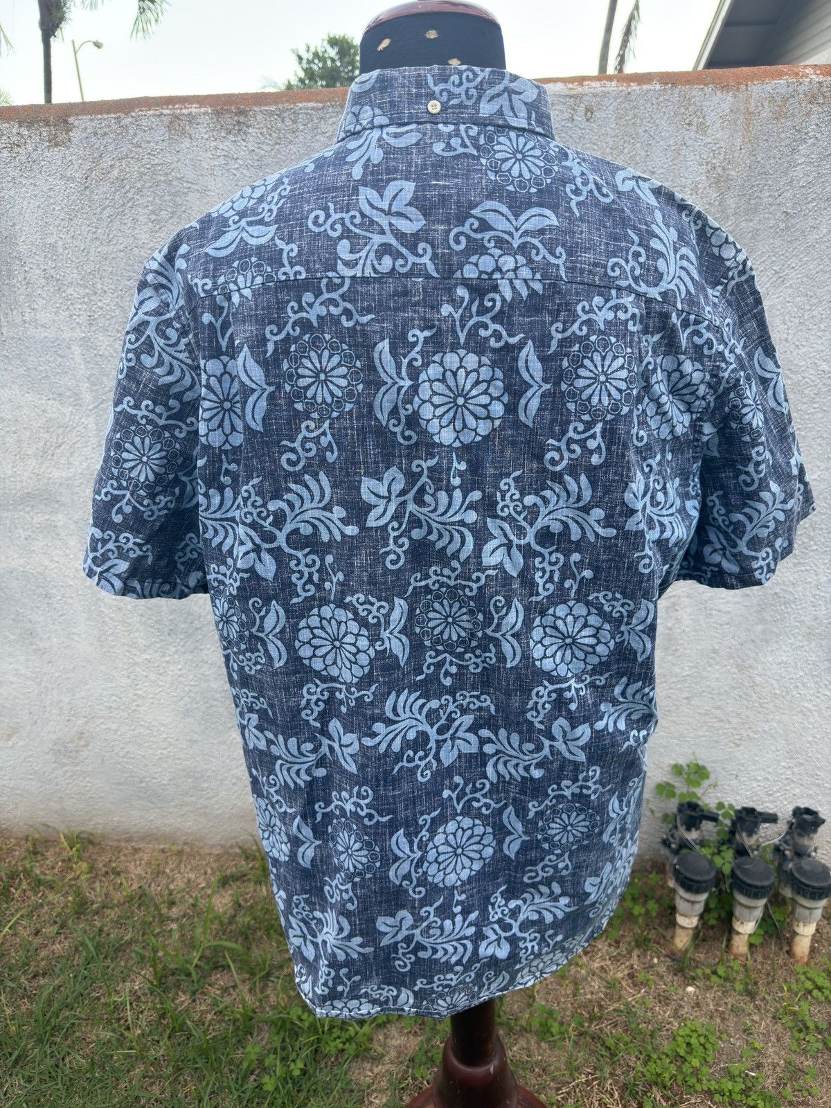 Reyn Spooner PreOwned Reyn Spooner Tailored Blue Hawaiian Shirt Men's XXL Size US XXL / EU 58 / 5 - 2 Thumbnail