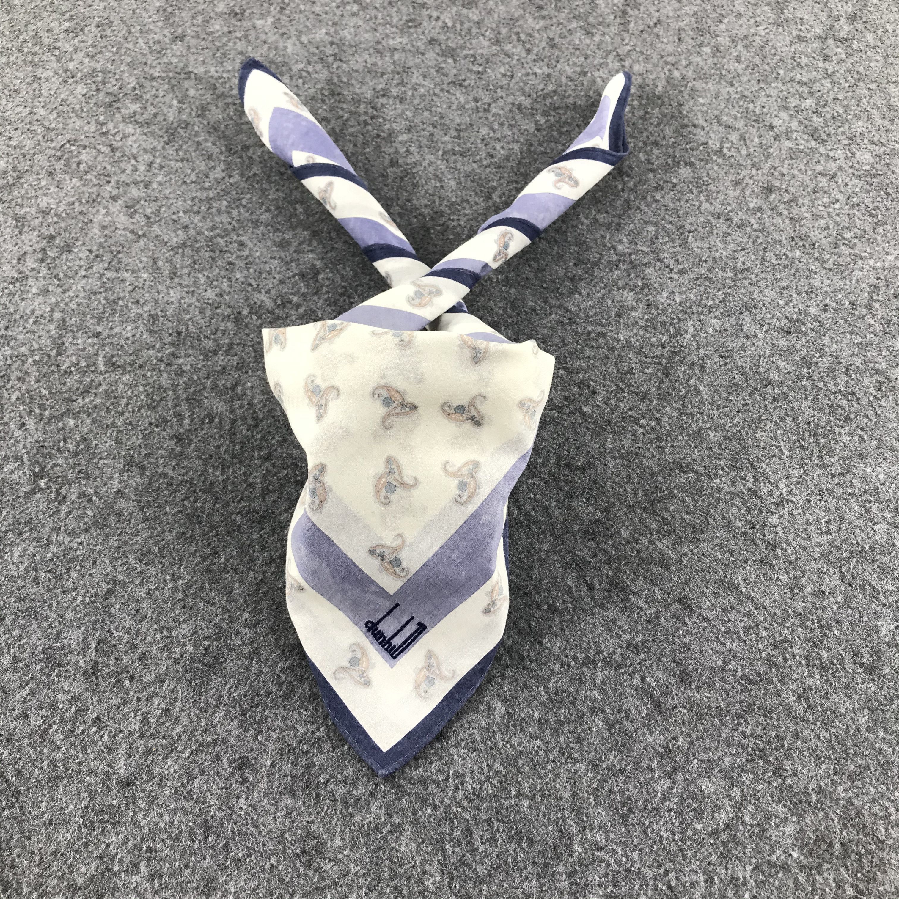 Alfred Dunhill Dunhill Handkerchief Neckerchief Bandana H484 Size ONE SIZE - 2 Thumbnail
